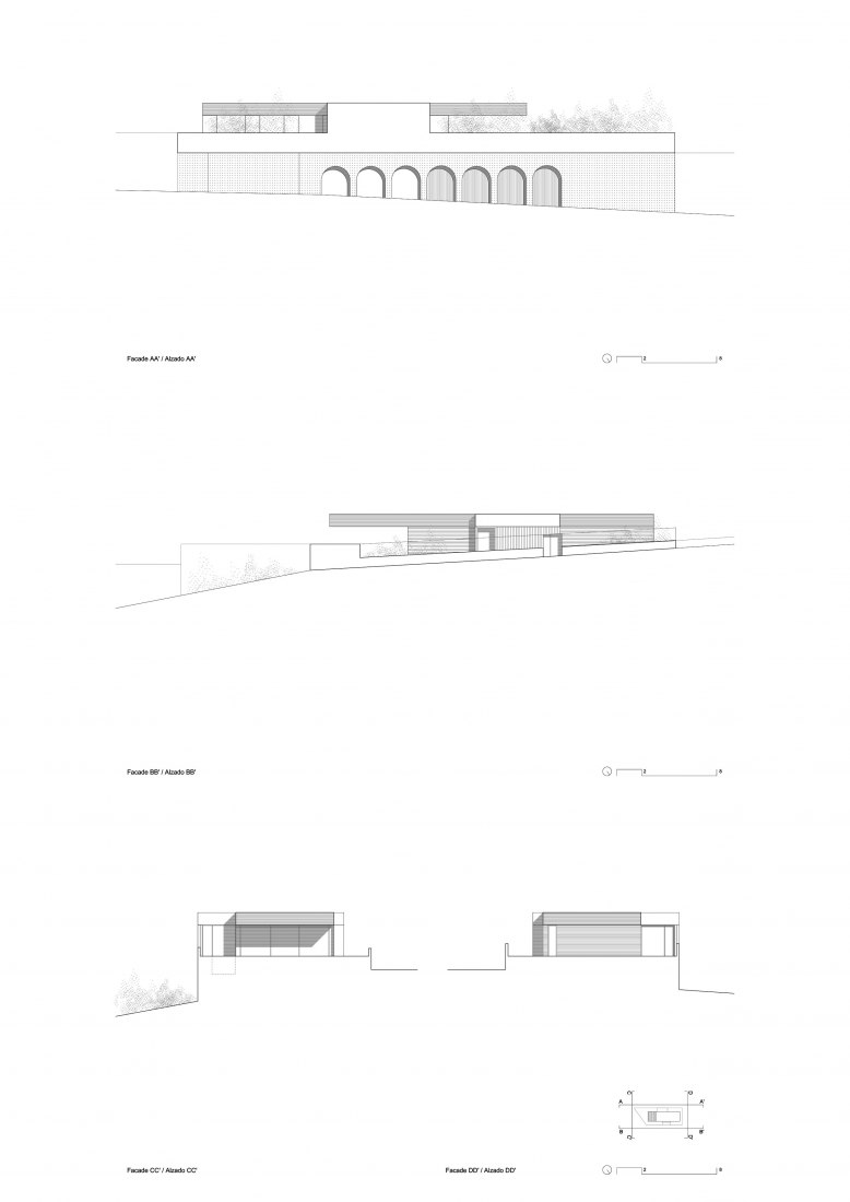 Elevations. Casa MS by bxd arquitectura.