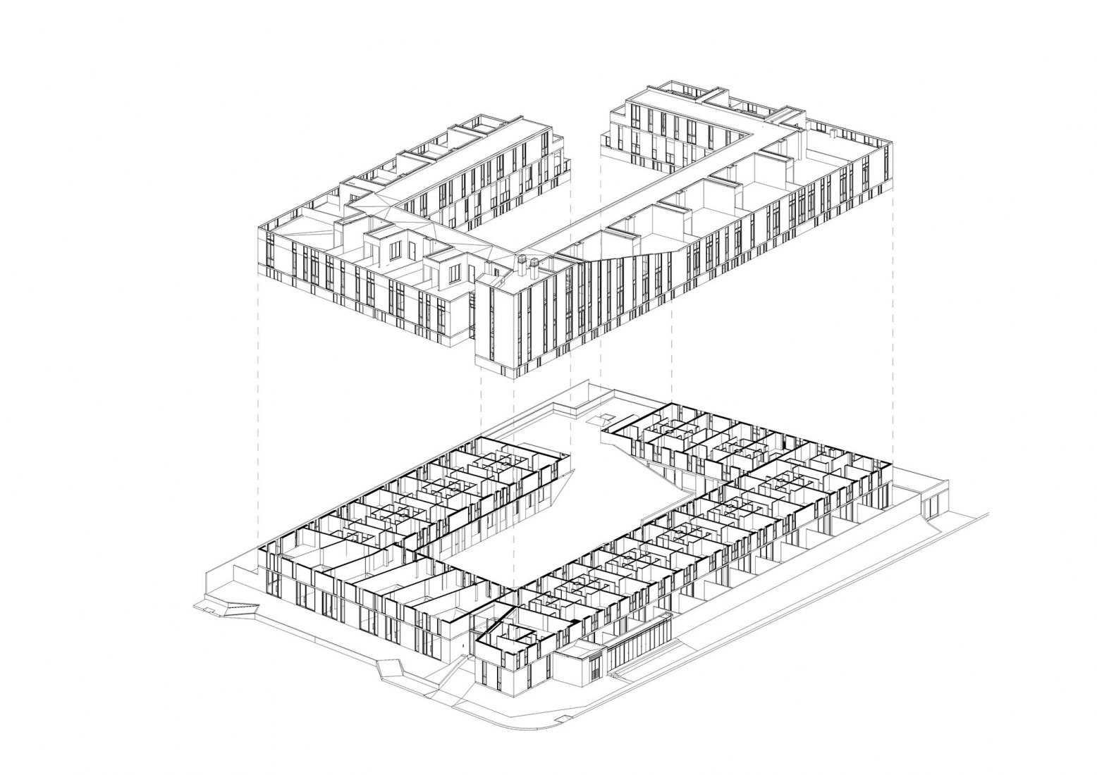 Diagrama del edificio. Edificio COPA por Ça Arquitectura