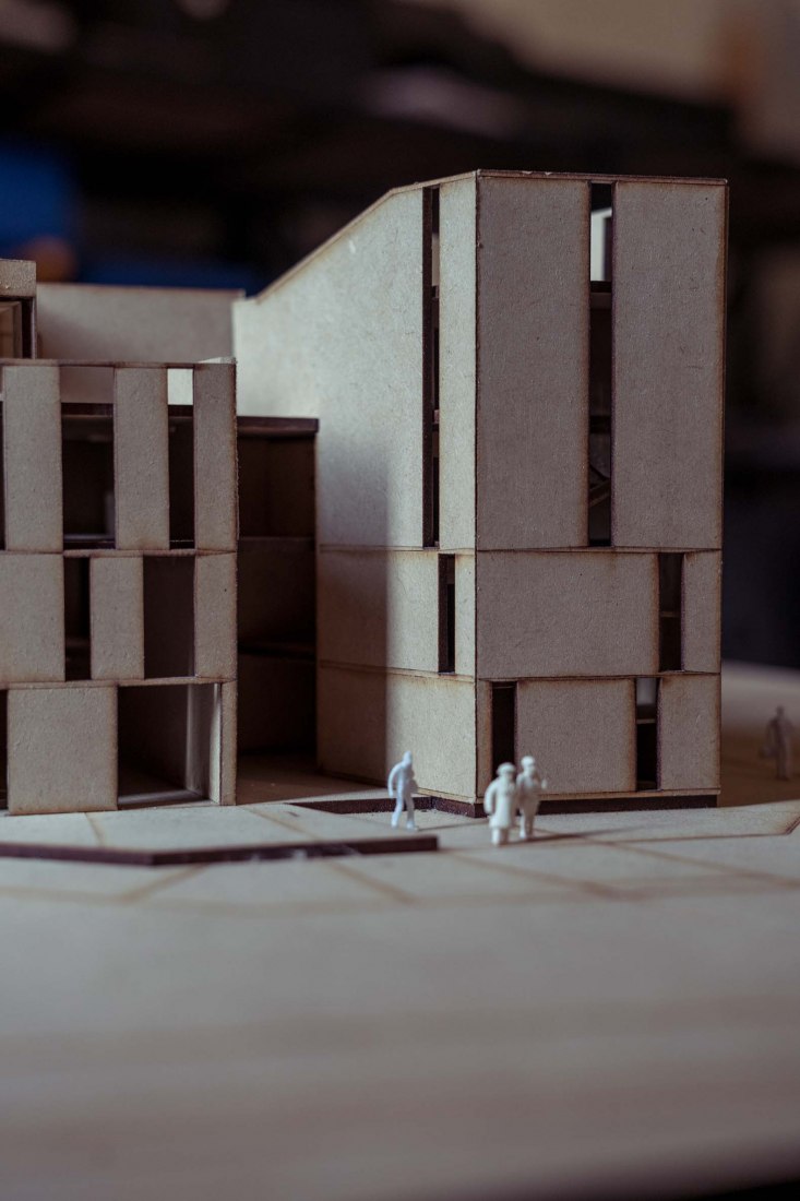 Maqueta del edificio. Edificio COPA por Ça Arquitectura