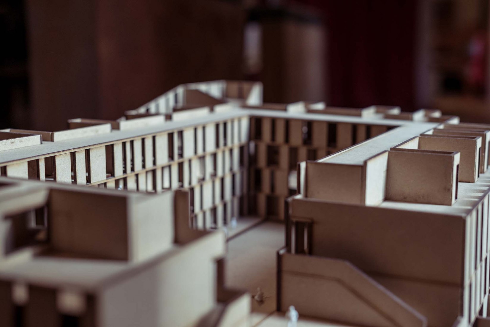 Maqueta del edificio. Edificio COPA por Ça Arquitectura