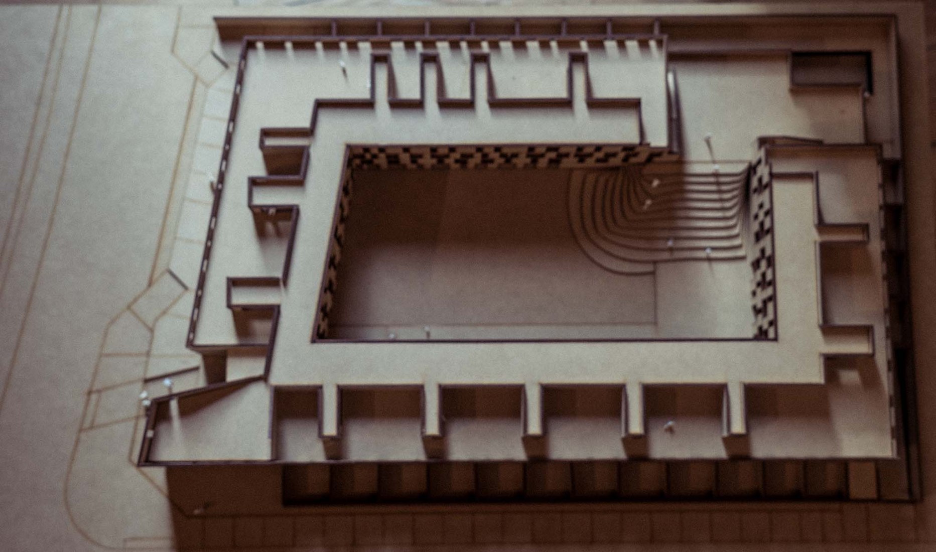 Maqueta del edificio. Edificio COPA por Ça Arquitectura