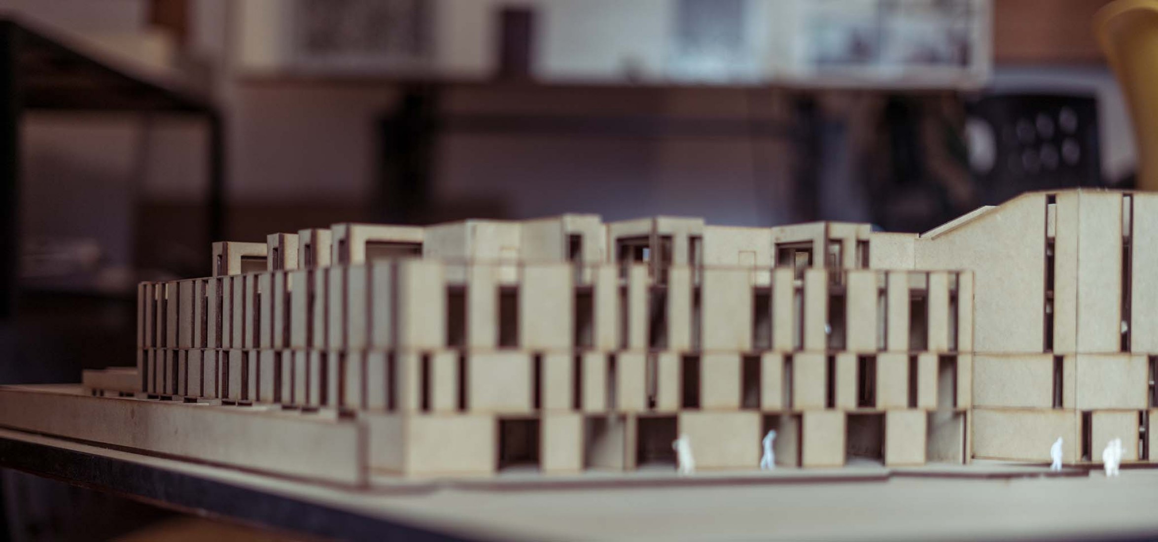 Maqueta del edificio. Edificio COPA por Ça Arquitectura