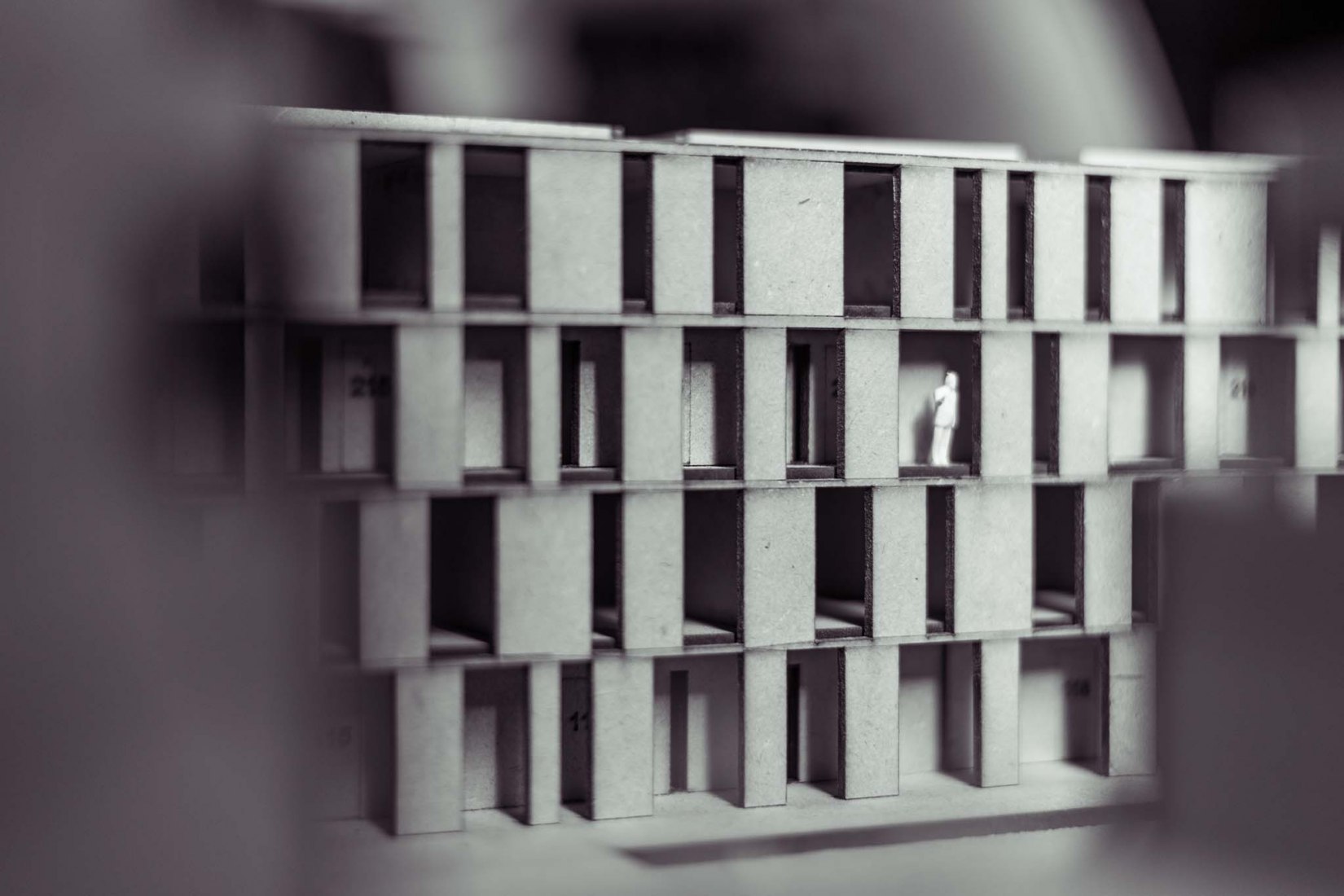 Maqueta del edificio. Edificio COPA por Ça Arquitectura