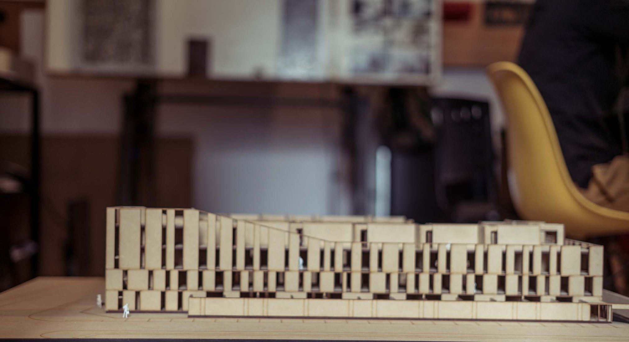 Maqueta del edificio. Edificio COPA por Ça Arquitectura
