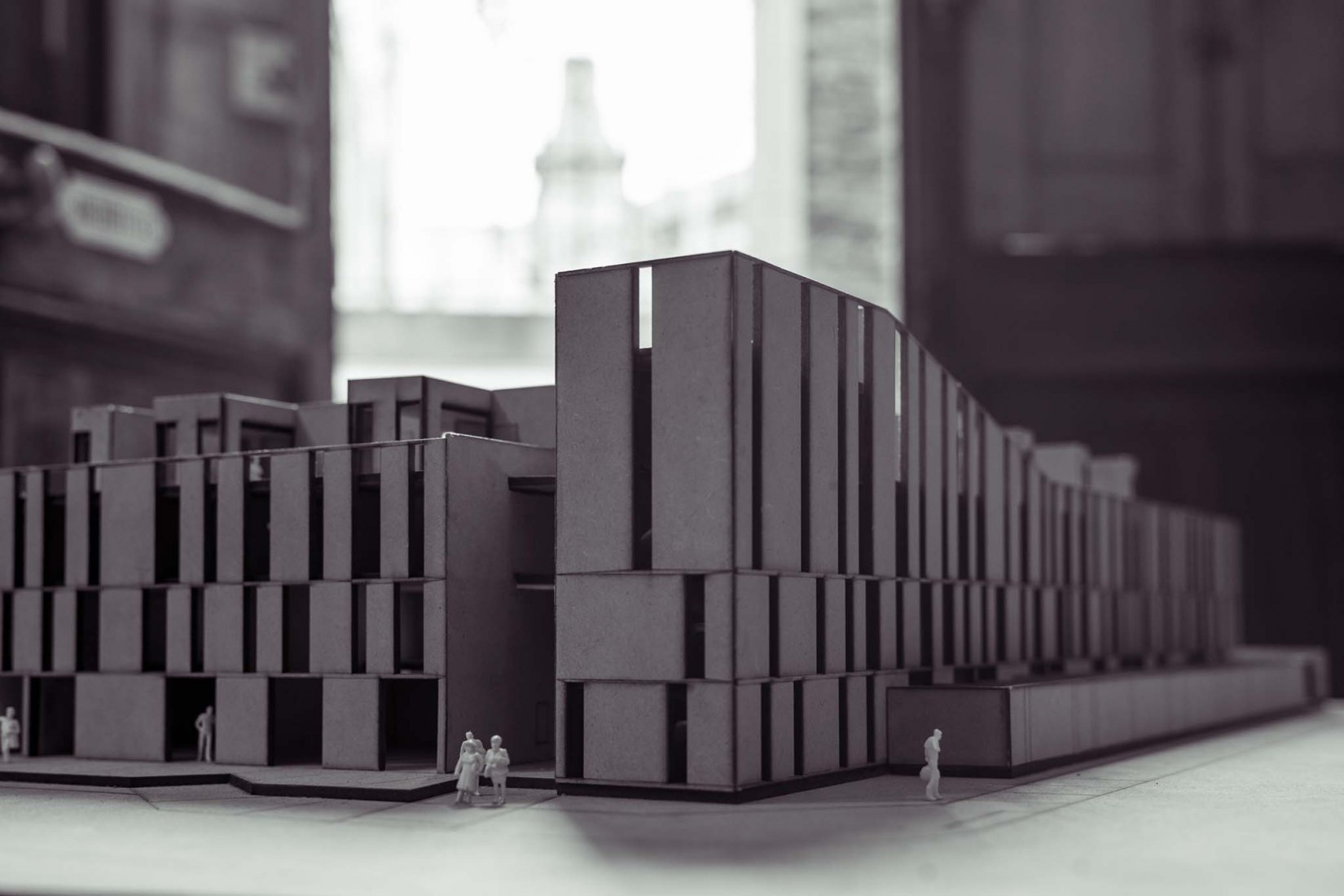 Maqueta del edificio. Edificio COPA por Ça Arquitectura