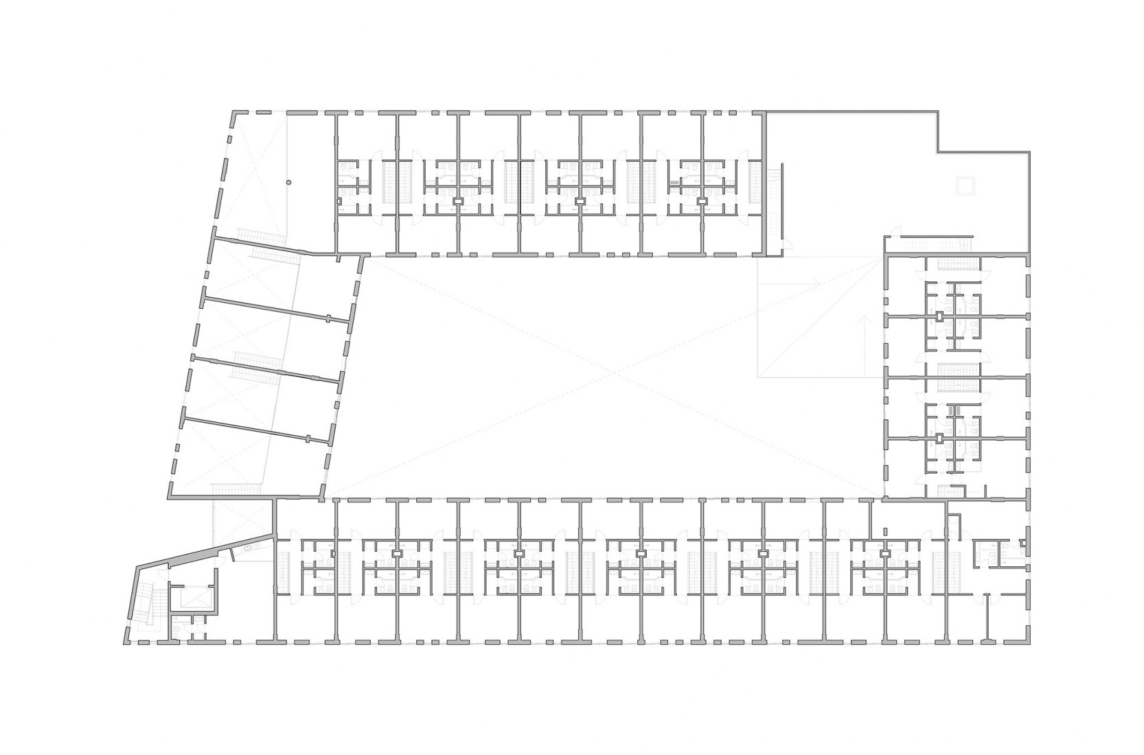 Plano de planta primera. Edificio COPA por Ça Arquitectura