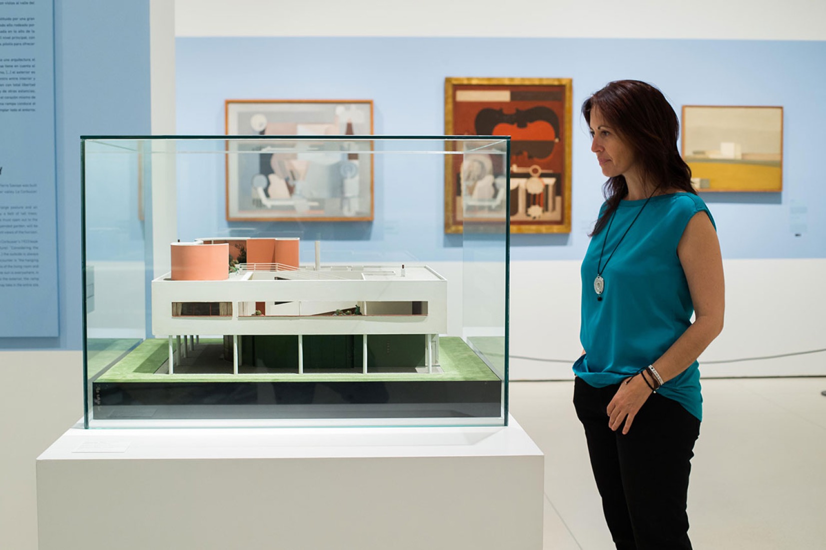Exhibition view from "Le Corbusier: An Atlas of Modern Landscapes". June 11– Oct 22, 2014. © 2014. CaixaForum , Madrid. Photo © Richard Pare.