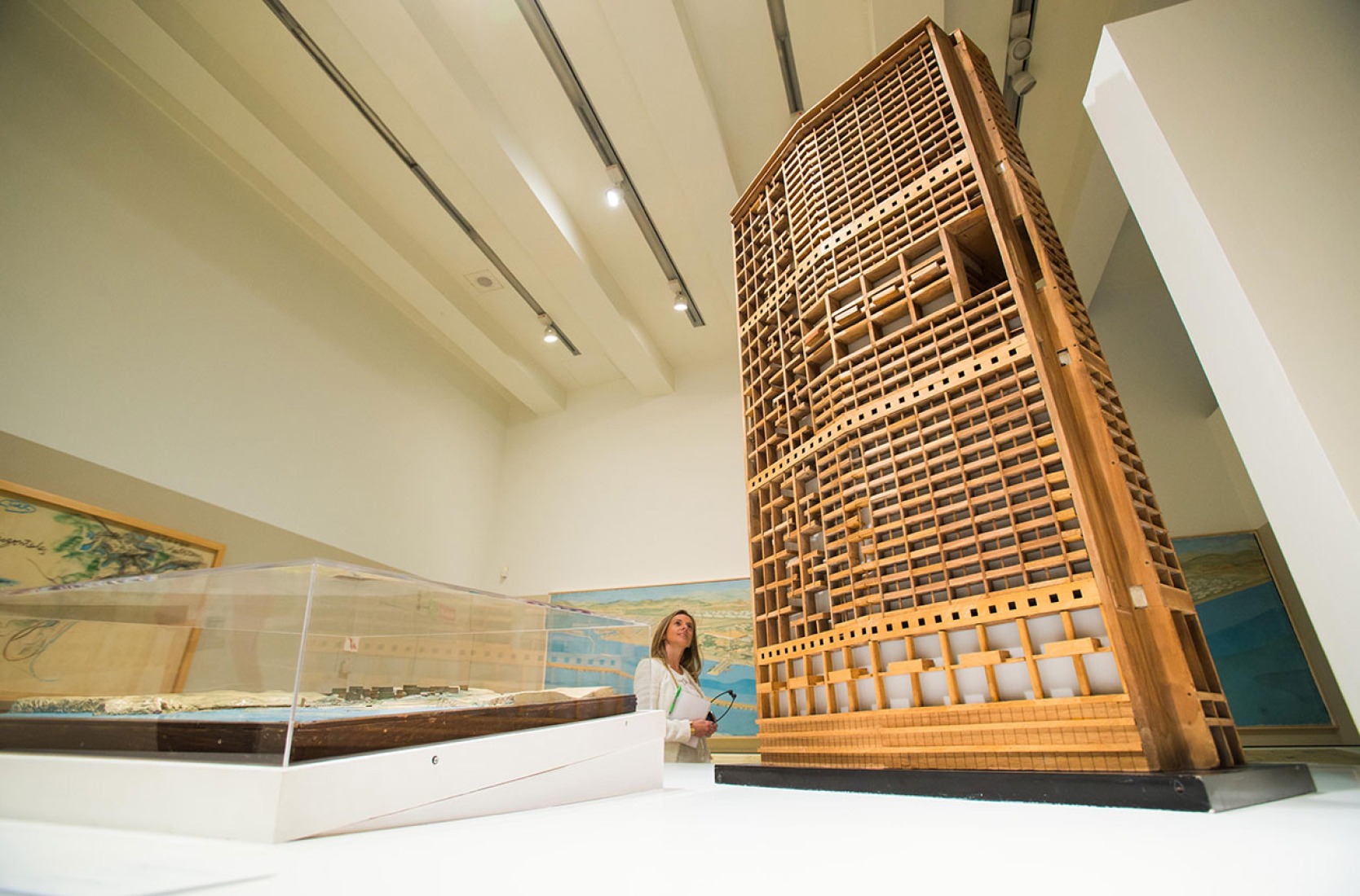 Exhibition view from "Le Corbusier: An Atlas of Modern Landscapes". June 11– Oct 22, 2014. © 2014. CaixaForum , Madrid. Photo © Richard Pare.