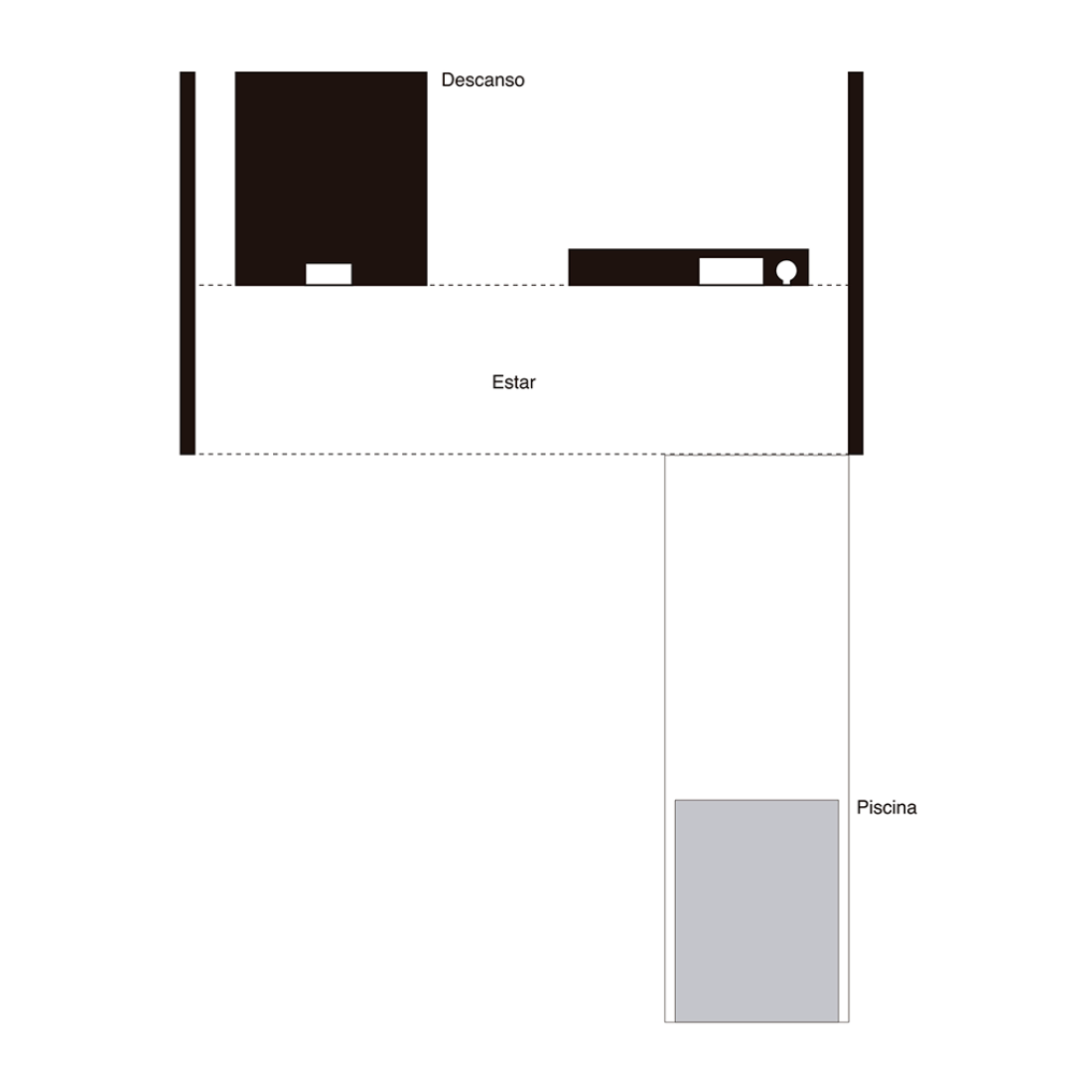 Diagrama. Calera del Rey House por Gualano + Gualano Arquitectos. Imagen © Gualano + Gualano Arquitectos. 