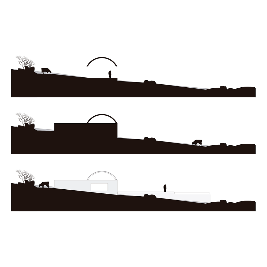 Diagrama. Calera del Rey House por Gualano + Gualano Arquitectos. Imagen © Gualano + Gualano Arquitectos. 