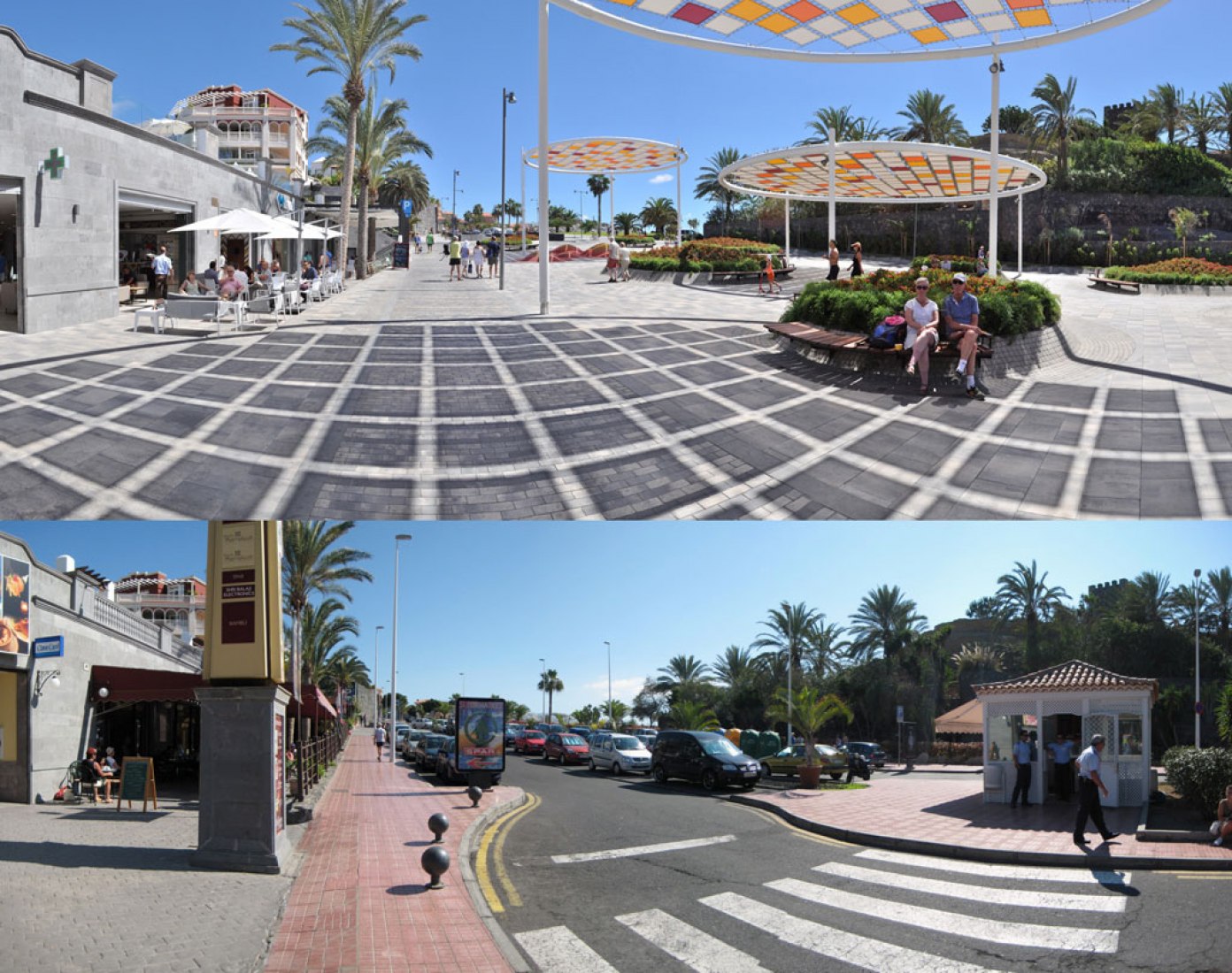 Antes/después. Transformación de un paseo marítimo en Tenerife por Jiménez y Bazán Arquitectos S.L.P. Fotografía © Roberto Bazán.