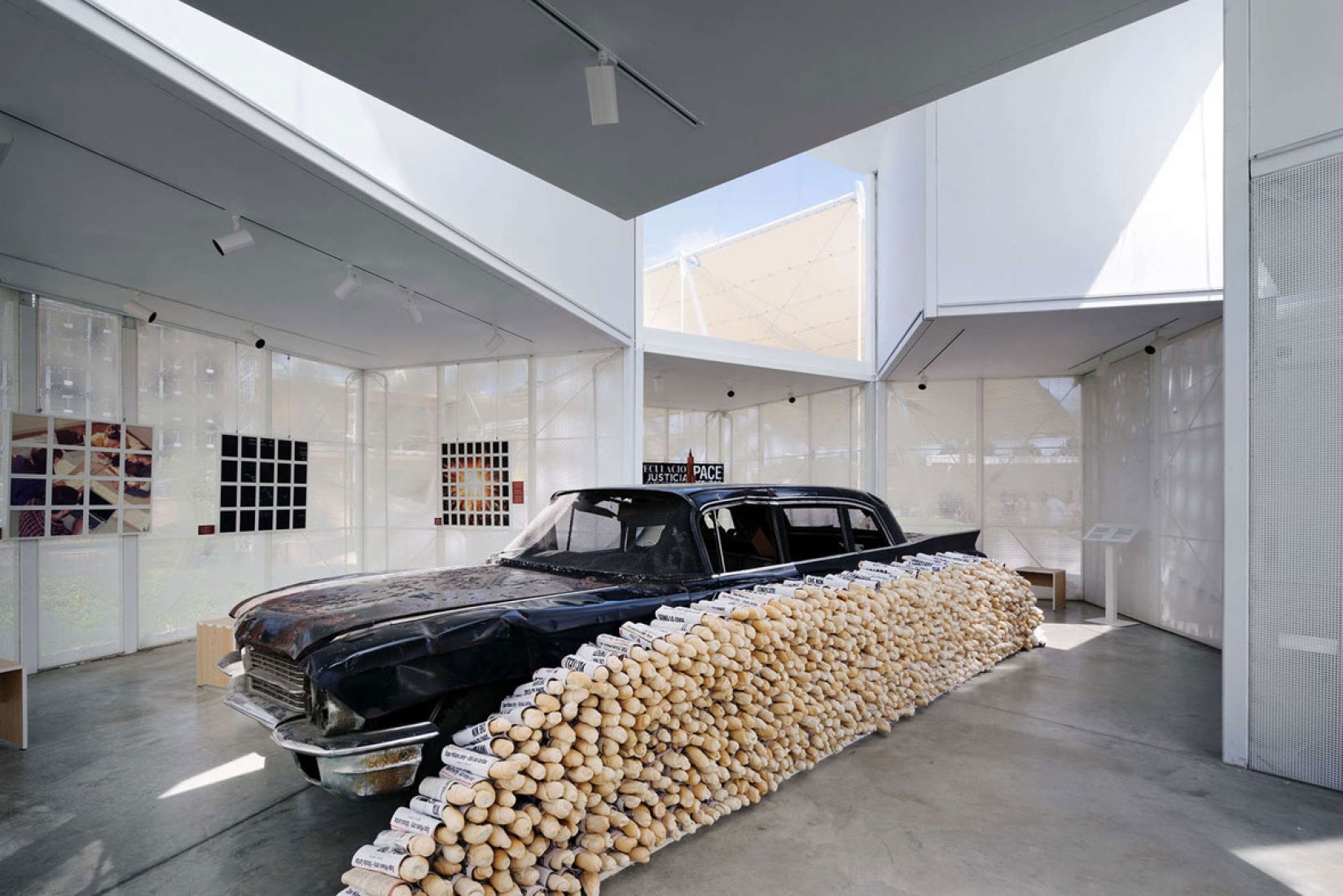 Interior view of Caritas Pavilion at Expo Milano 2015 by Piuarch. Photography © Andrea Martiradonna. 