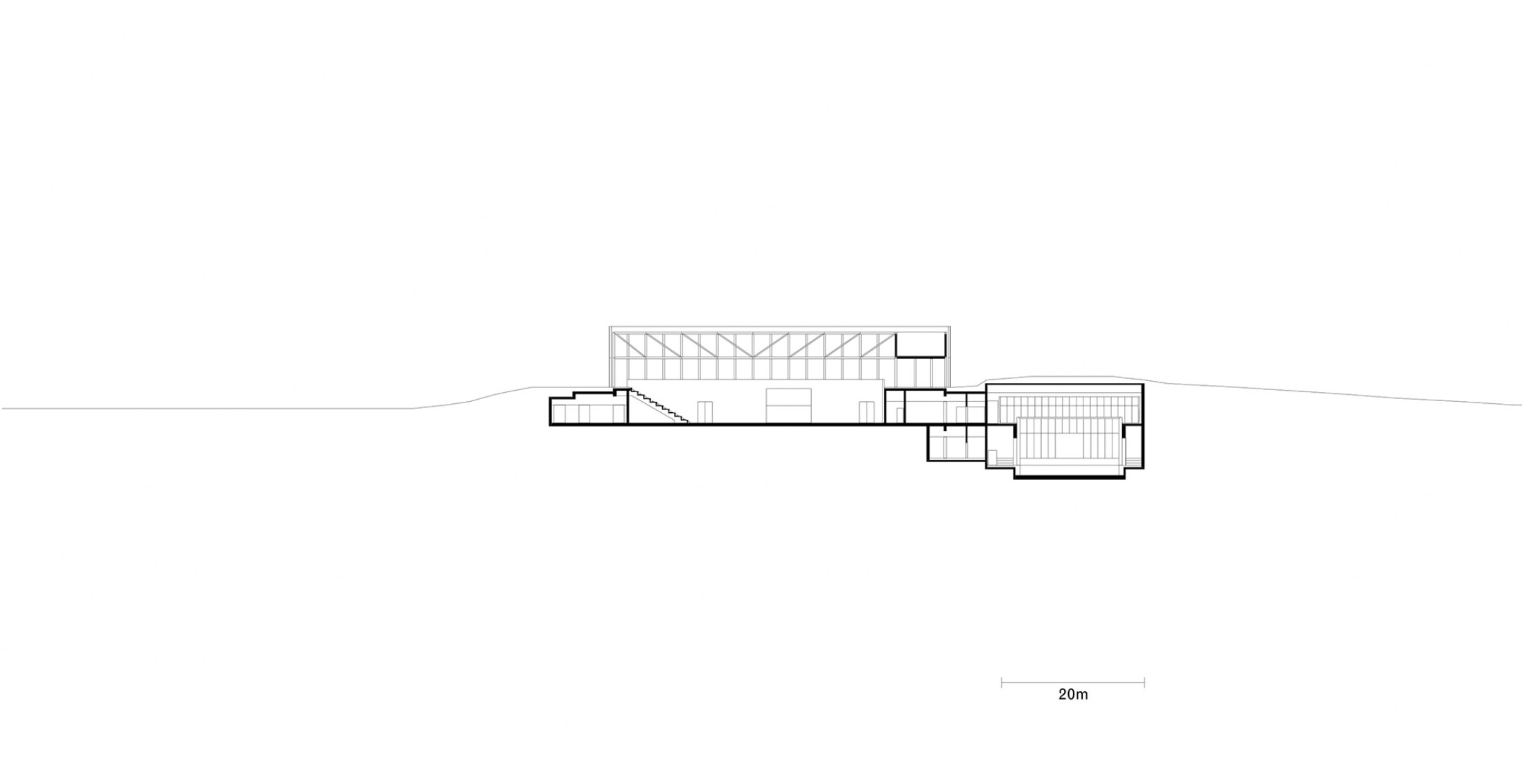 Sección. Carmen Würth Forum in Künzelsau is completed by David Chipperﬁeld.