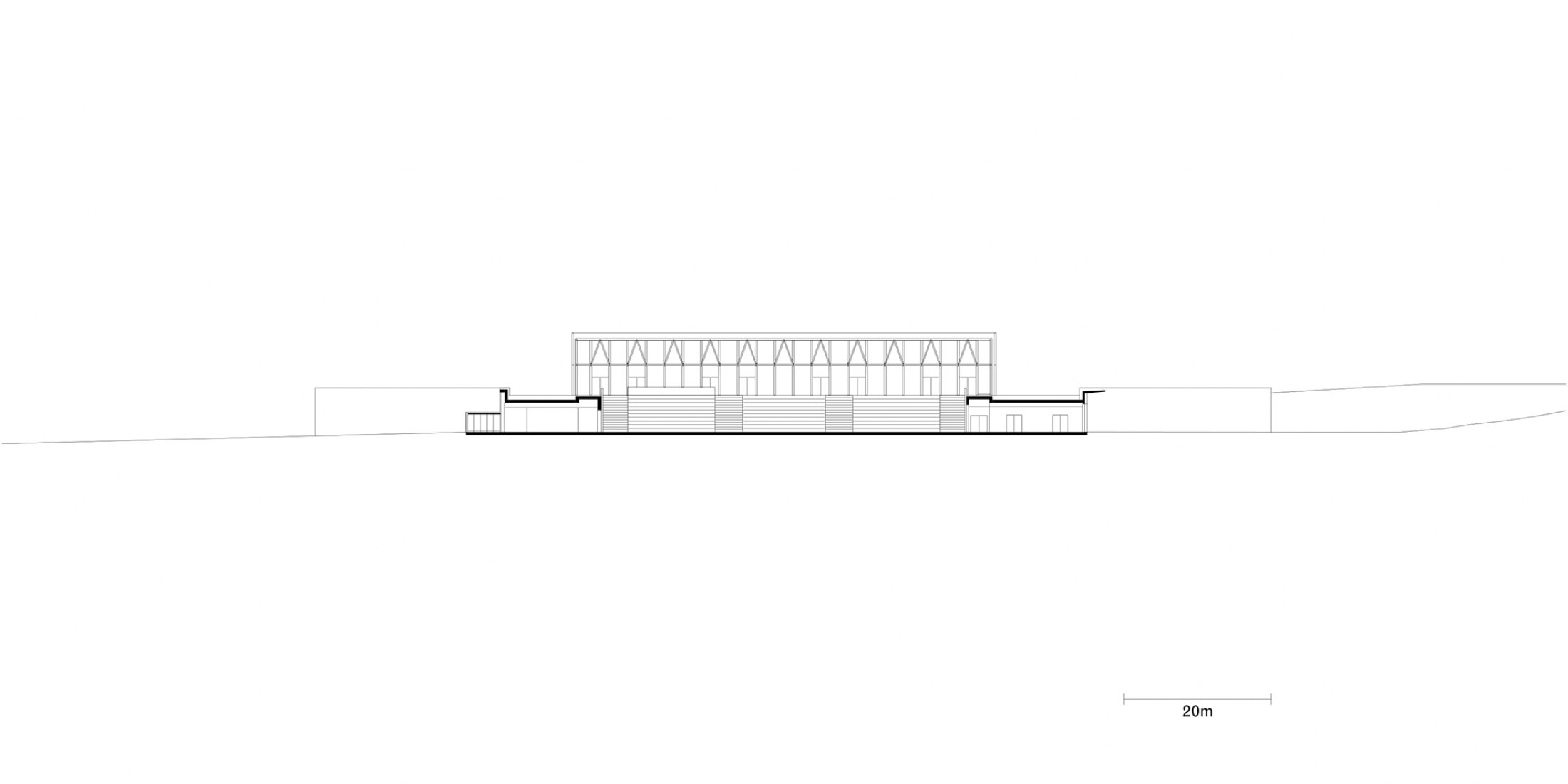 Sección. Carmen Würth Forum in Künzelsau is completed by David Chipperﬁeld.