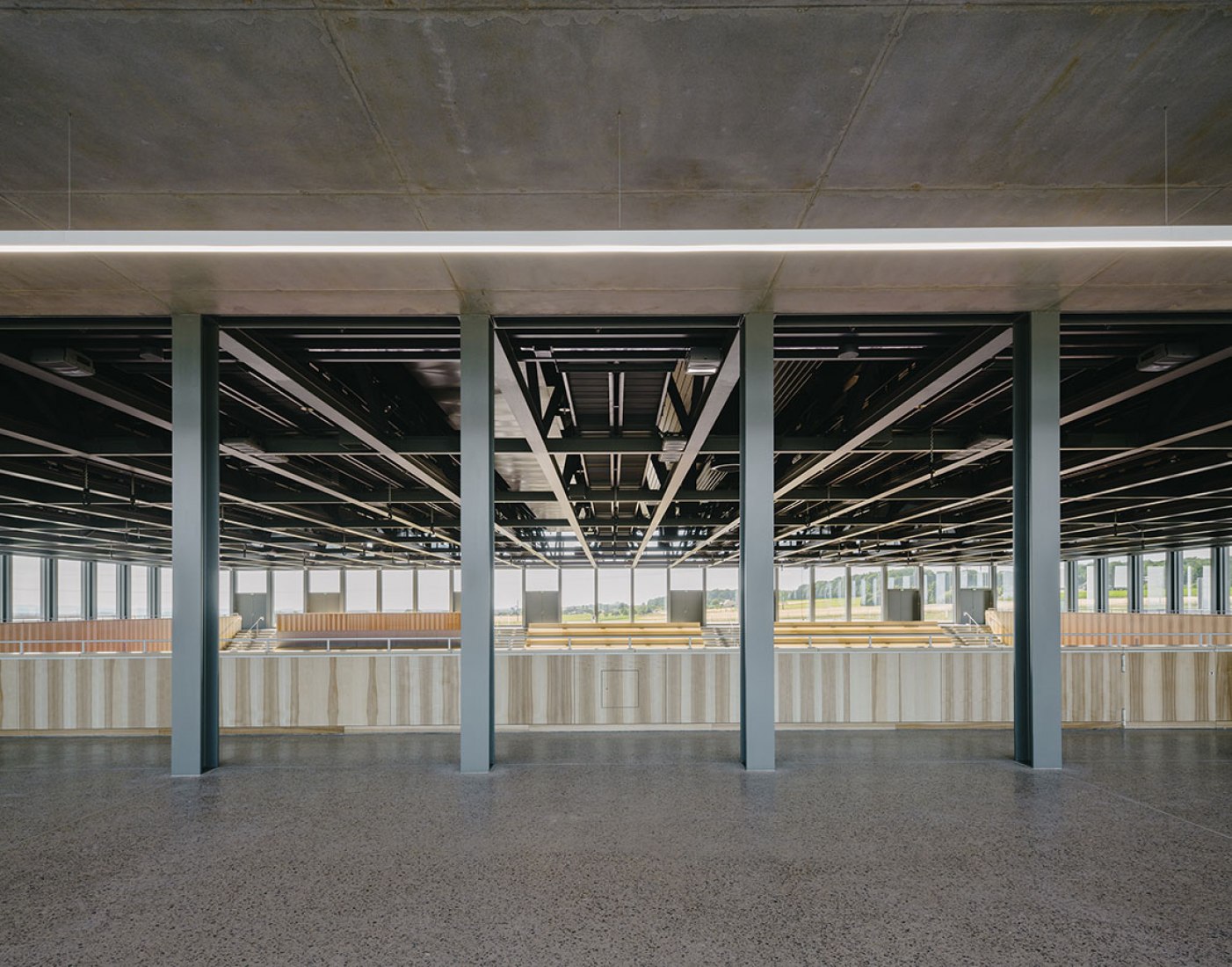 Foro Carmen Würth en Künzelsau completado, por David Chipperfield. Fotografía por Simon Menges
