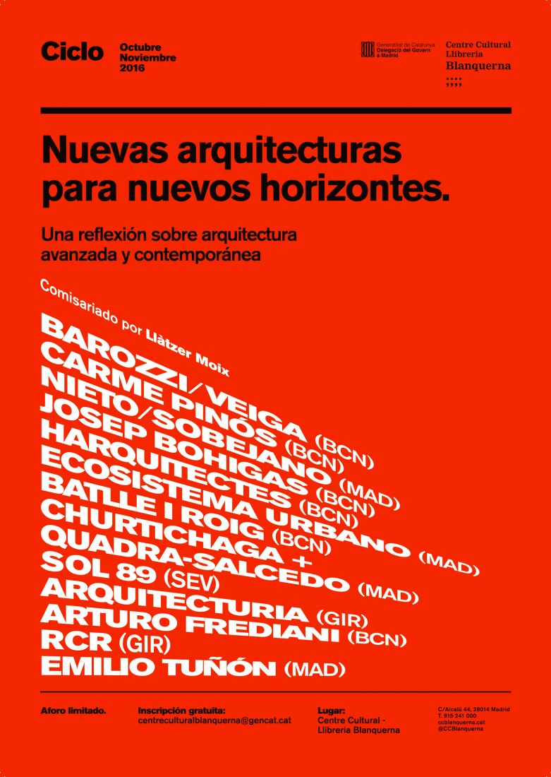 New architectures for new horizons at Blanquerna, Madrid