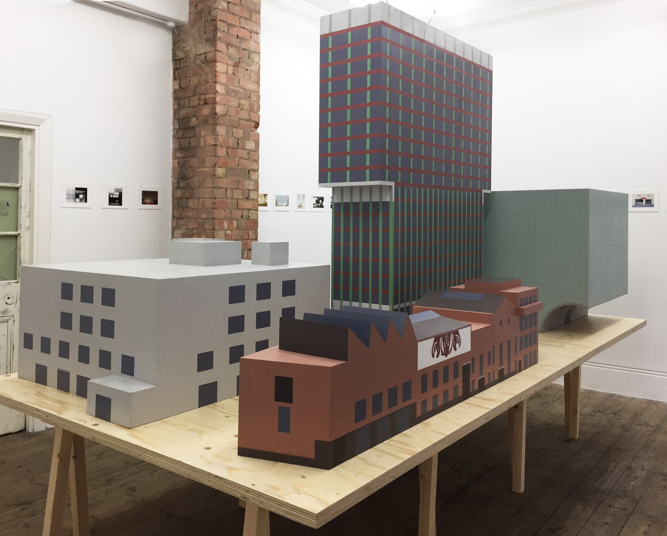 Caruso St John, Diorama. Exhibition view. Image courtesy of Betts Project