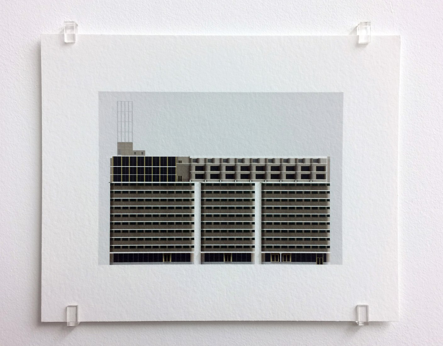 Caruso St John, Veemgebouw, Strijp S, Eindhoven (2007-2010), 2017, photograph, 16.8 x 21 cm, edition of 7. Image courtesy of Betts Project