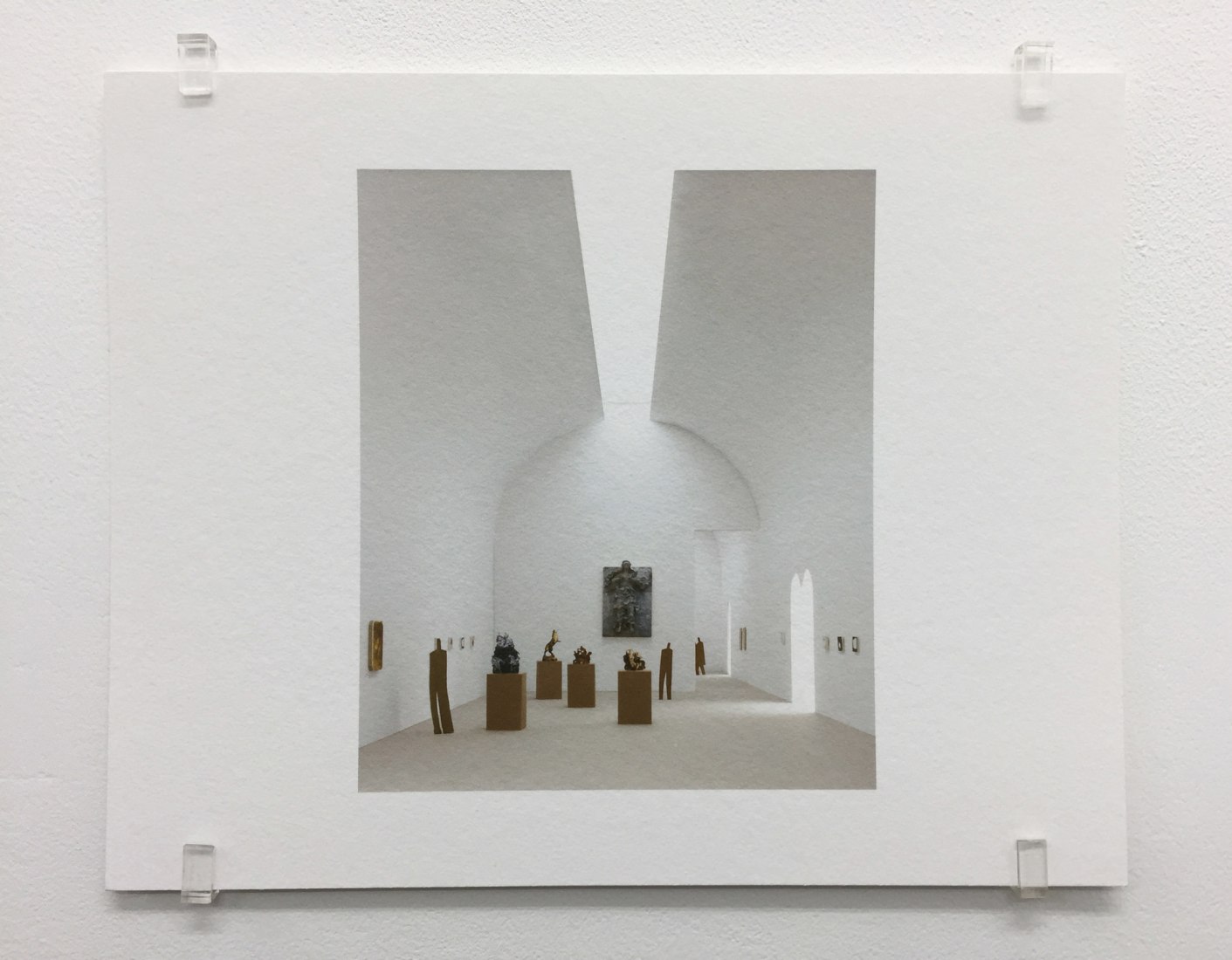 Caruso St John, Museo Diocesano, Milan (2007), 2017, photograph, 16.8 x 21 cm, edition of 7. Image courtesy of Betts Project