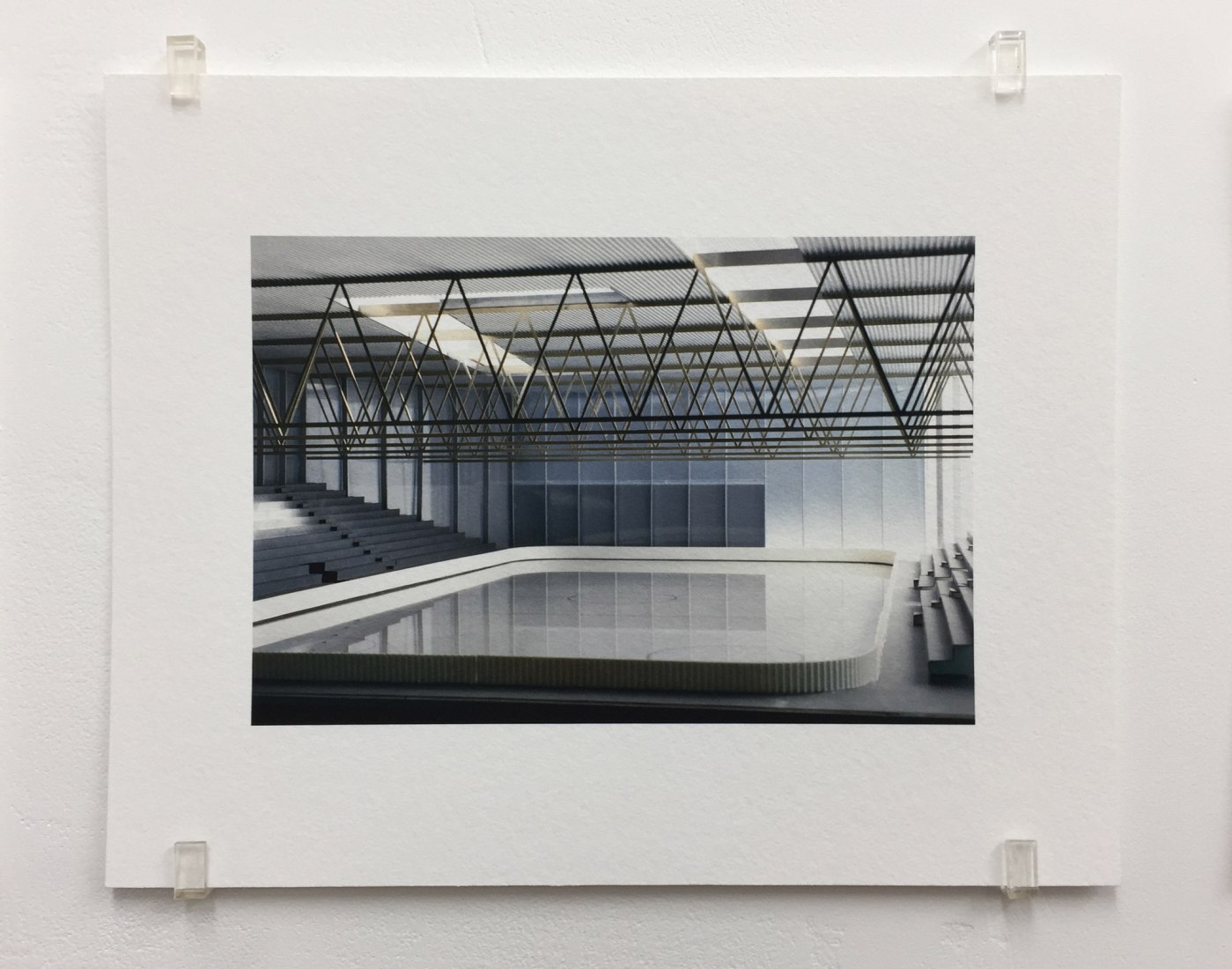Caruso St John, Sporttheatre Arosa (2000), 2017, photograph, 16.8 x 21 cm, edition of 7. Image courtesy of Betts Project