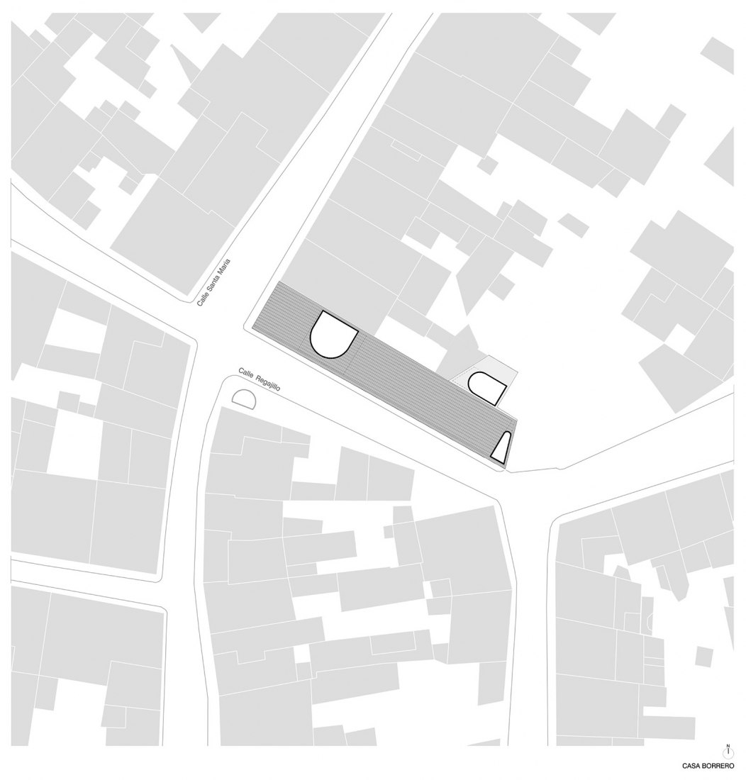 Plano de situación. Casa Borrero por Studio Wet.