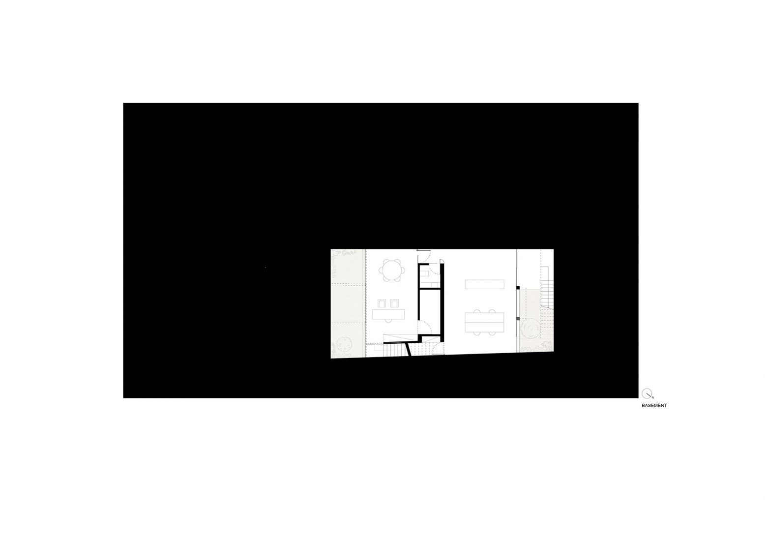 Basement plan. Arch House by FRARI - architecture network. 