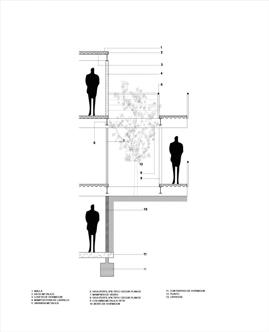 Detail. Horizontal House by Juan Tohme. 