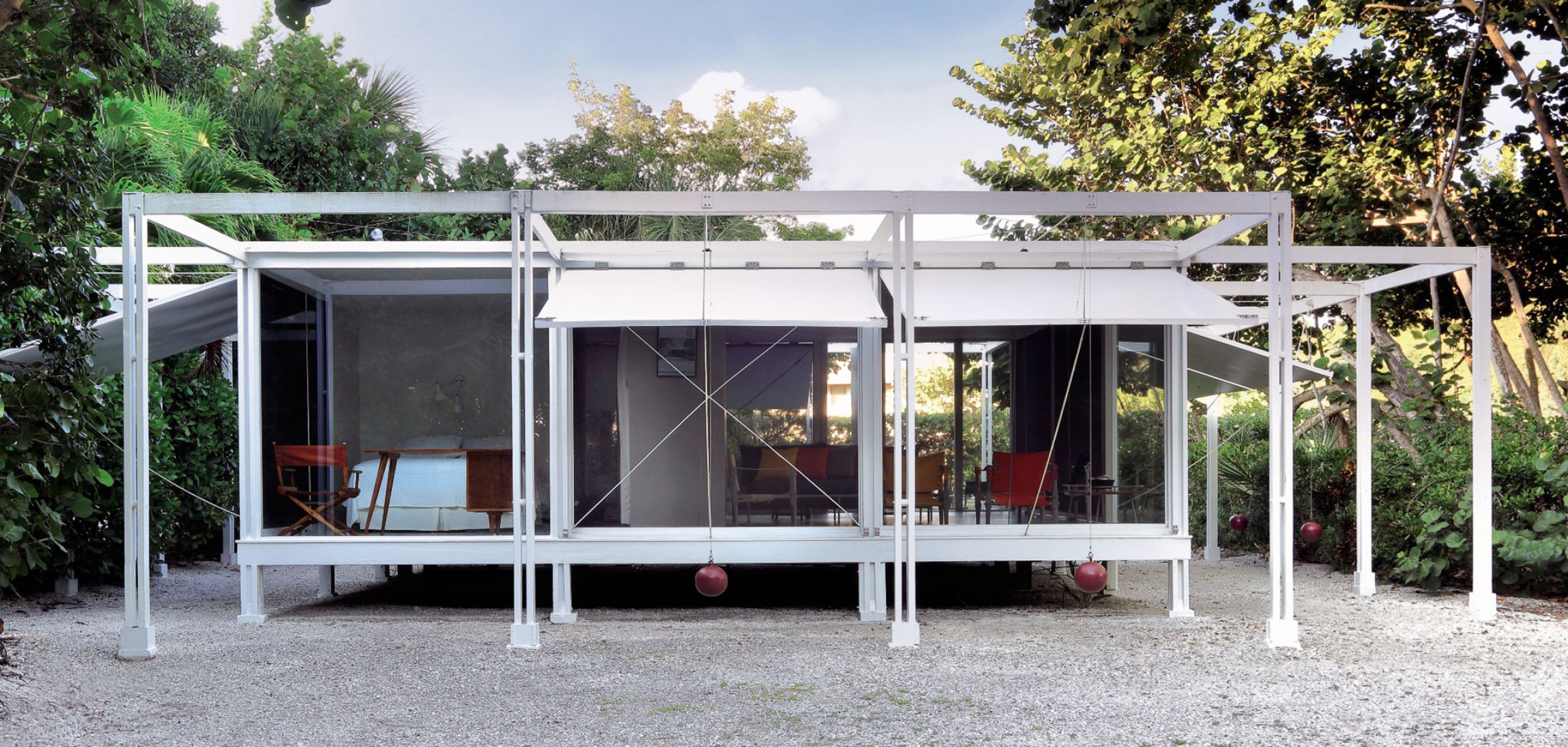 Walker guest house designed by Paul Rudolph in Florida heads