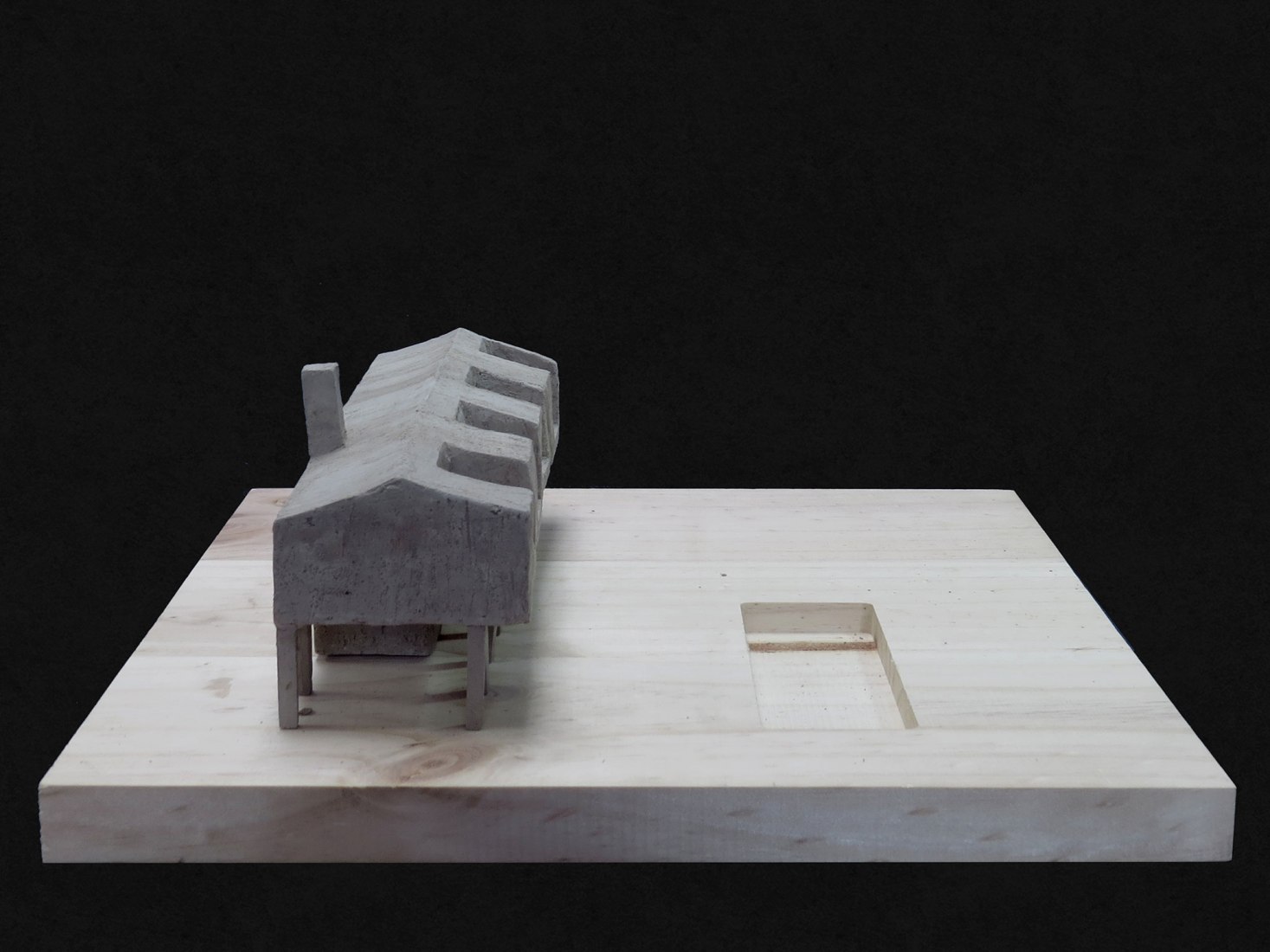 Model. The Black House by Fabiola Pineda and Luciano Riquelme, RR&PZ.