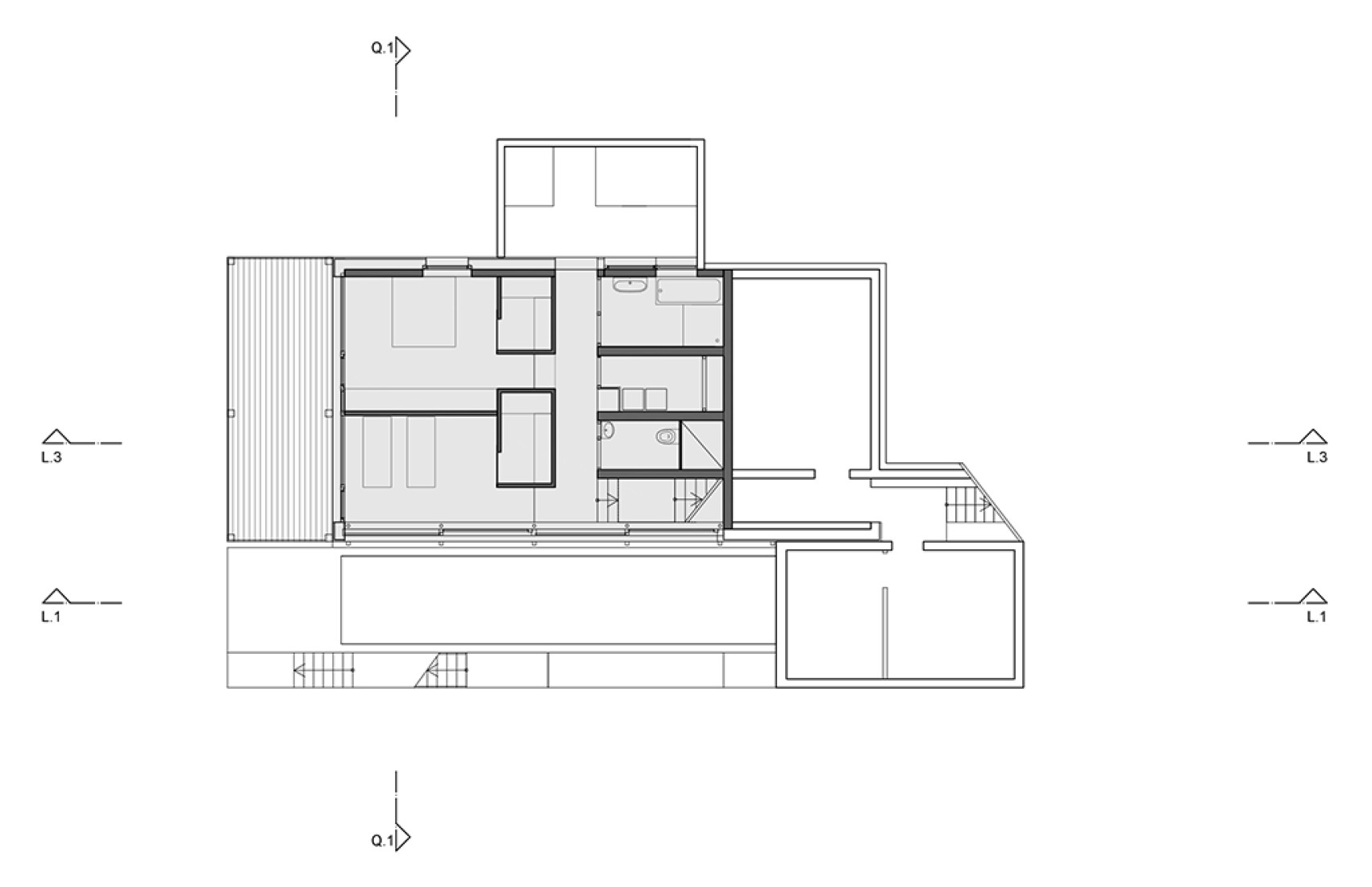 Planta baja. Imagen © cortesía de miss-vdr architektur.