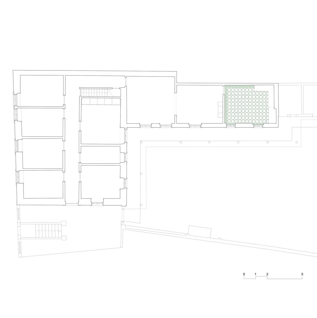 Previous state plant. House in Bencanta by Filipe Pina.
