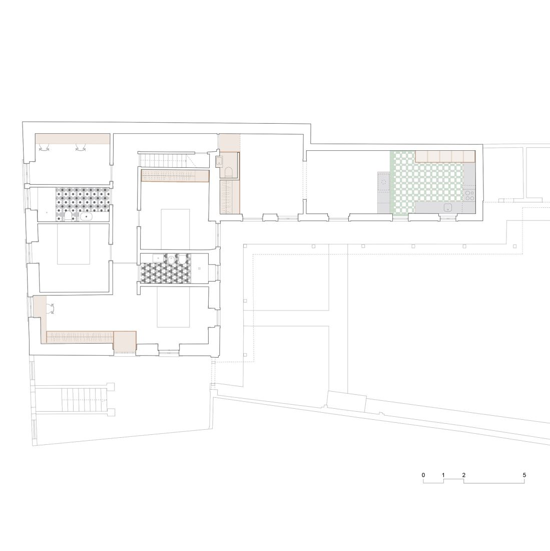 Proposal plan. House in Bencanta by Filipe Pina.