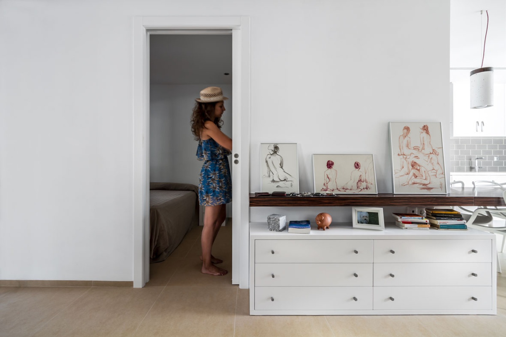 Interior. The little house by the sea by Joaquín Juberías & Fernando García. Photography © Germán Cabo.