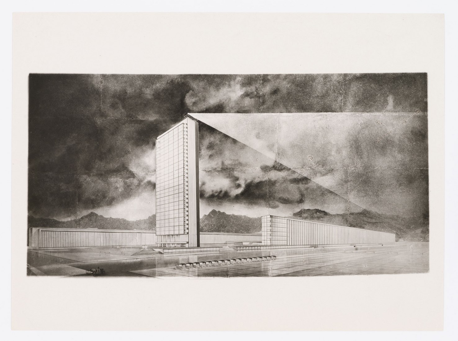 Daniil Fridman and Gleb Glushchenko. Views of the Building of Industry construction site, Sverdlovsk, Soviet Union (now Ekaterinburg, Russia), 1931-31. Canadian Centre for Architecture. © Estate of Daniil Fridman © Estate of Gleb GlushchenkoDaniil Fridman and Gleb Glushchenko. 