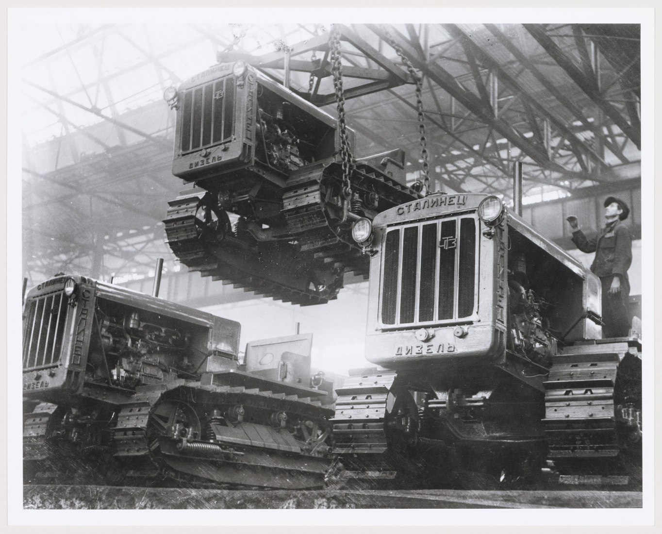 Albert Kahn, Inc. Stalingrad tractor plant, 1930. Gift of Federico Bucci, Canadian Centre for Architecture.