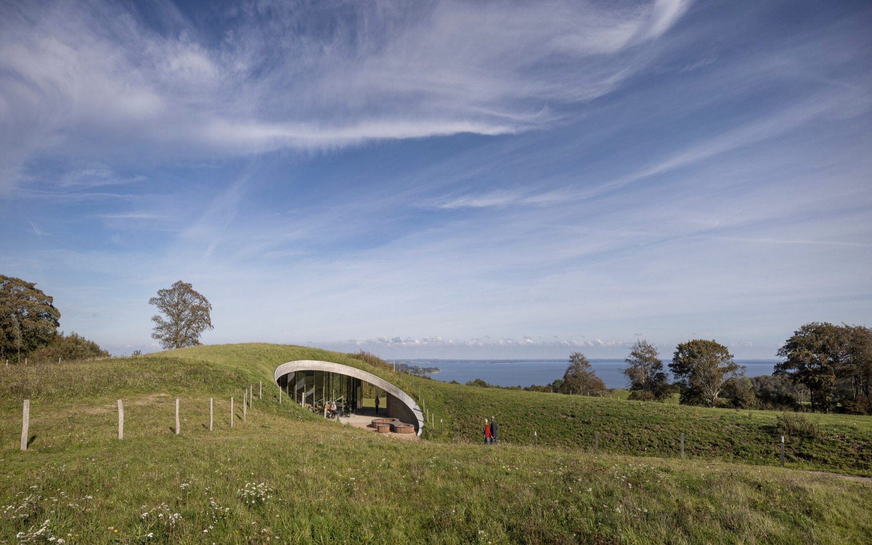Skamlingsbanken Visitor Center by CEBRA. Photograph by Adam Mørk