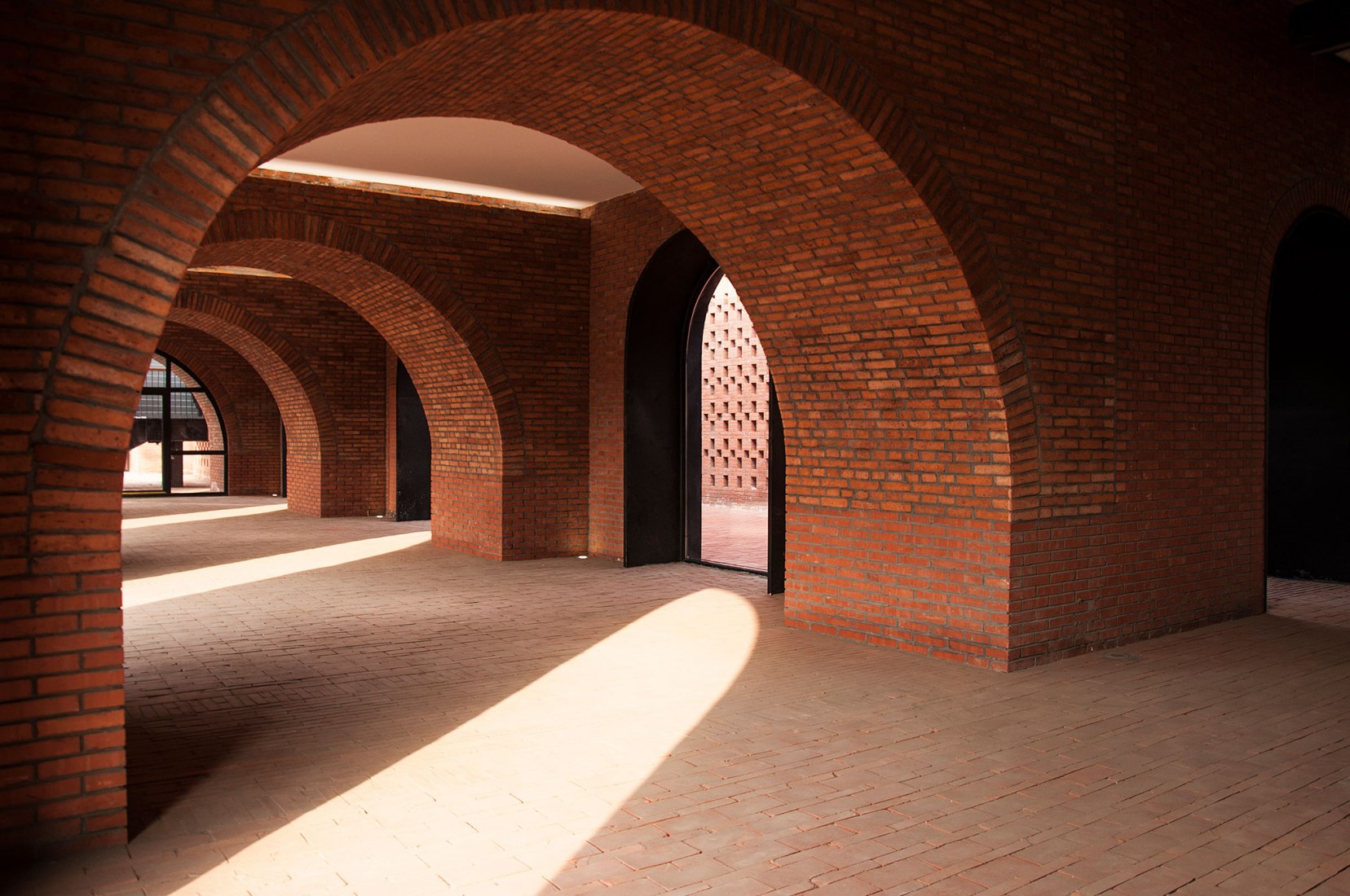 Vaulted restaurant. Tower of Bricks by Interval Architects. Photograph by Zhi Geng