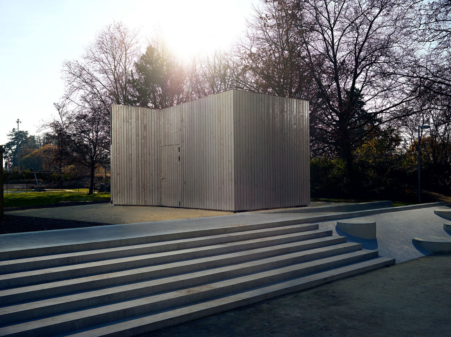 Maison de Quartier de Châbal. Fotografía © Régis Golay de Federal Studio