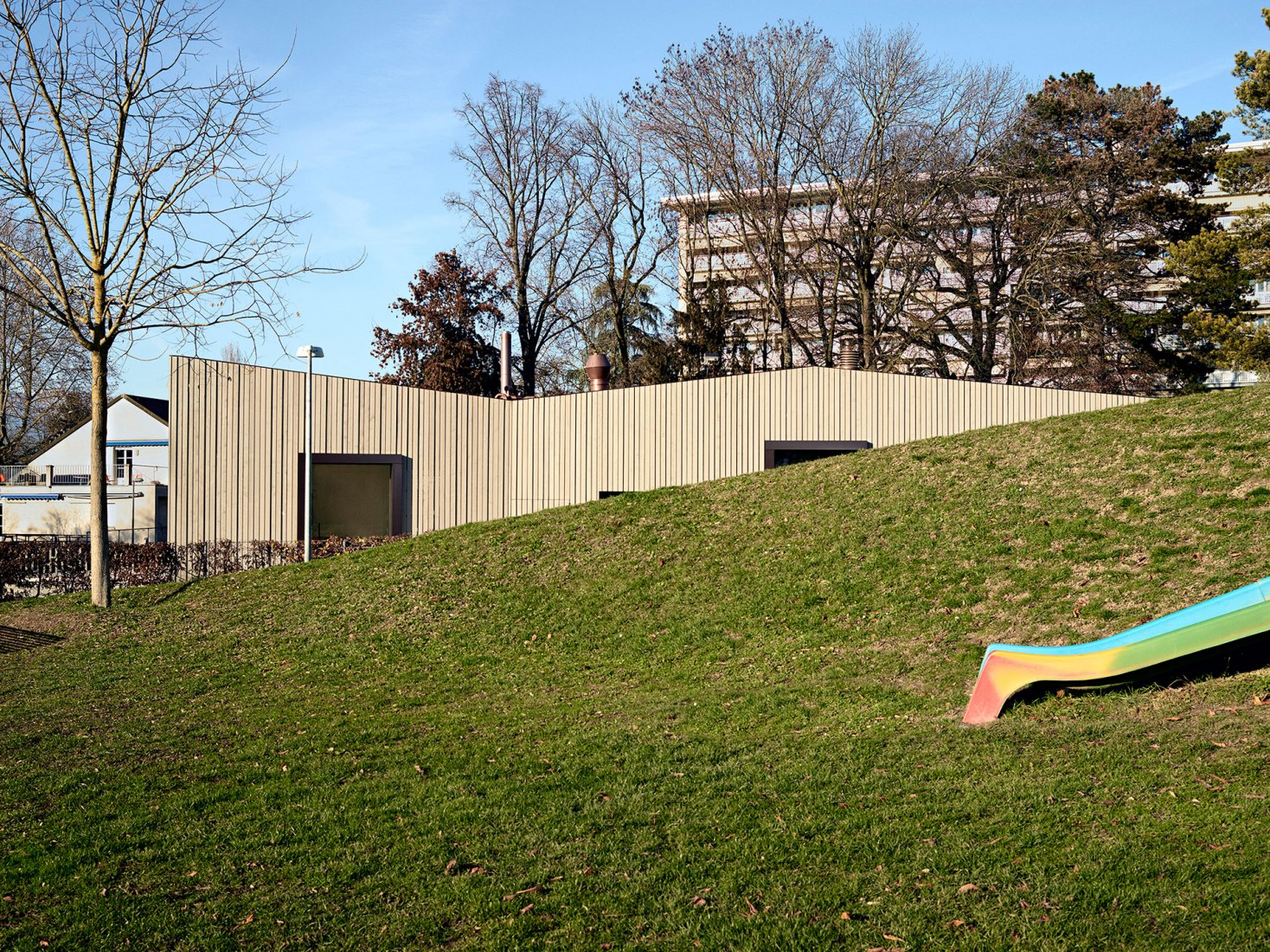 Maison de Quartier de Châbal. Fotografía © Régis Golay de Federal Studio