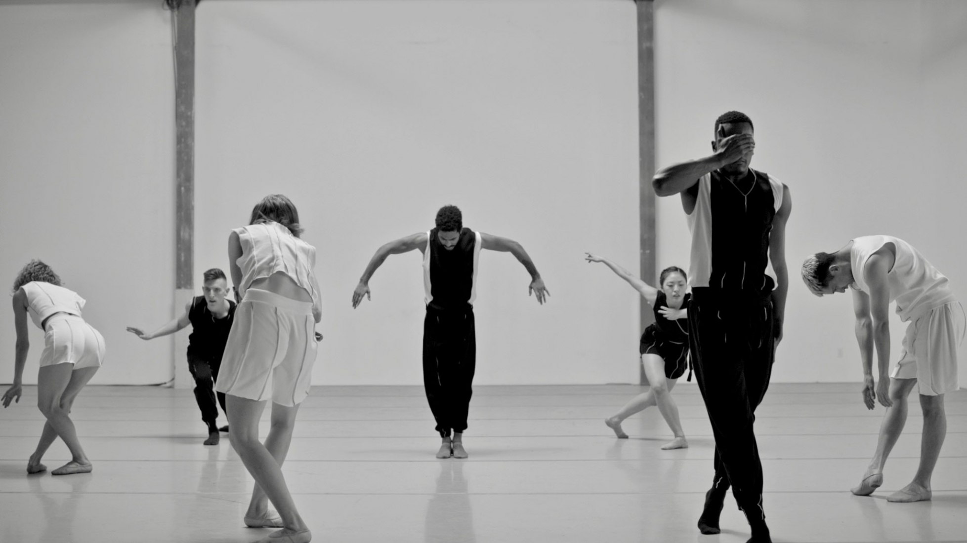 LA Dance Project in "Chaconne". Benjamin Millepied choreographs