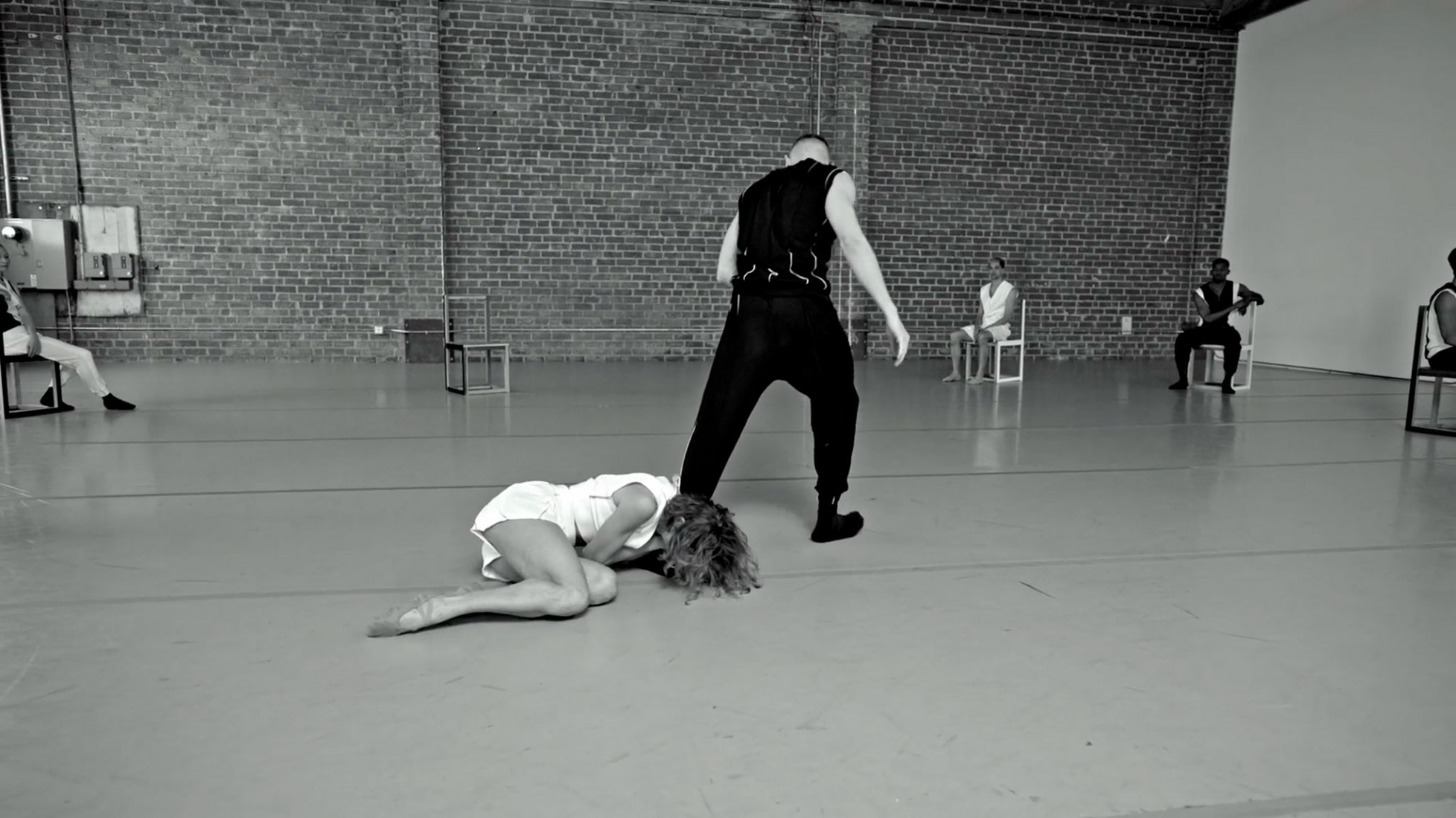 LA Dance Project in "Chaconne". Benjamin Millepied choreographs