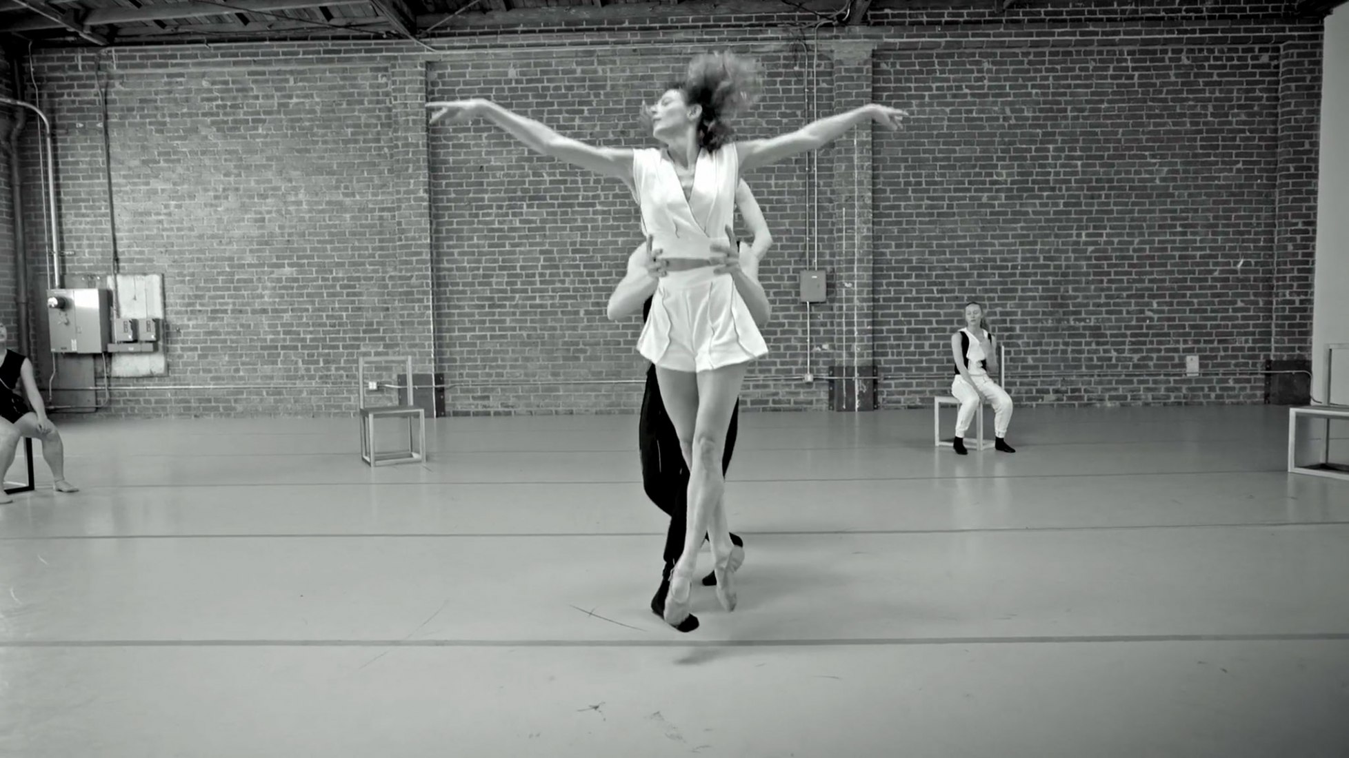 LA Dance Project in "Chaconne". Benjamin Millepied choreographs