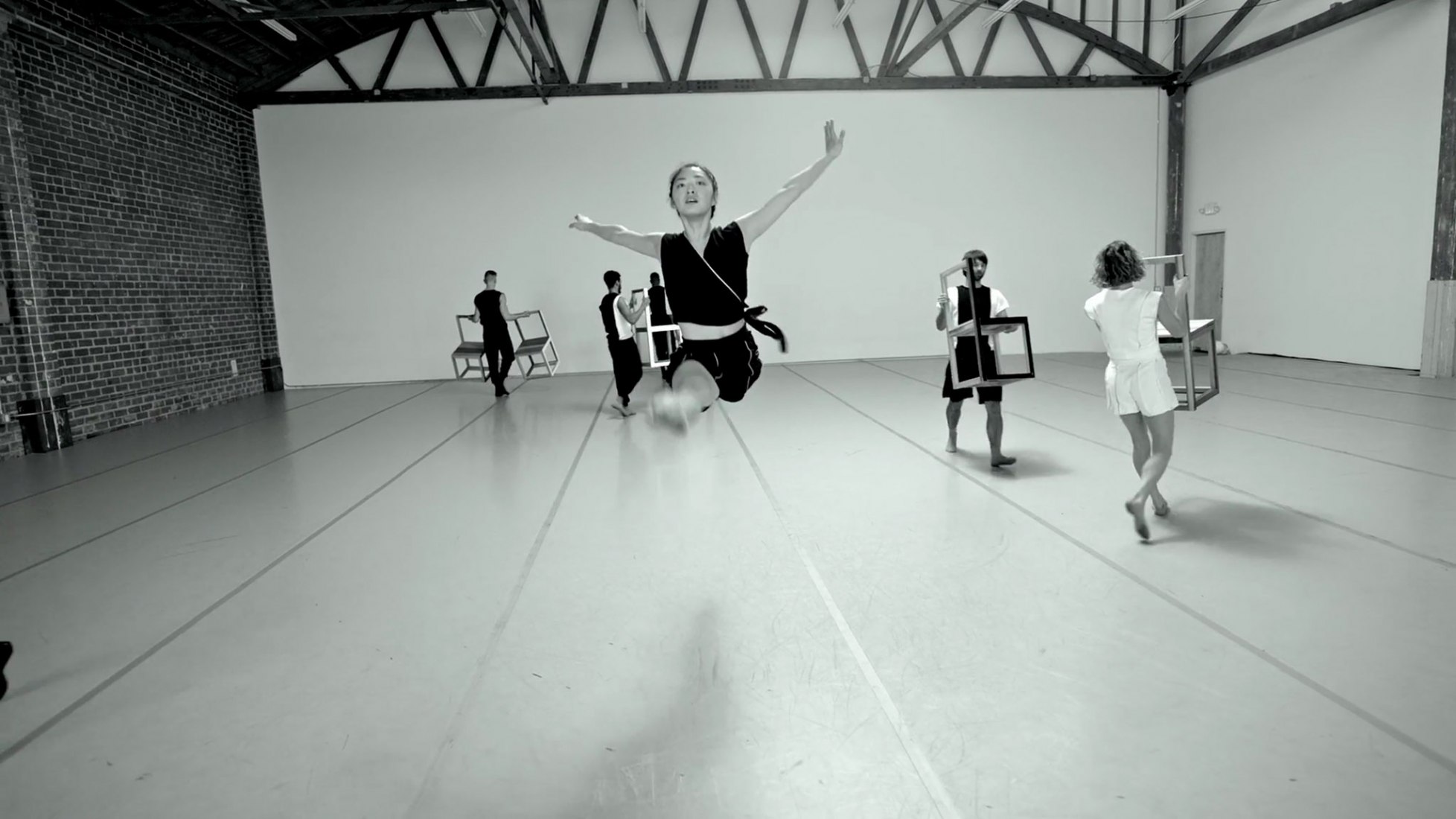 LA Dance Project in "Chaconne". Benjamin Millepied choreographs