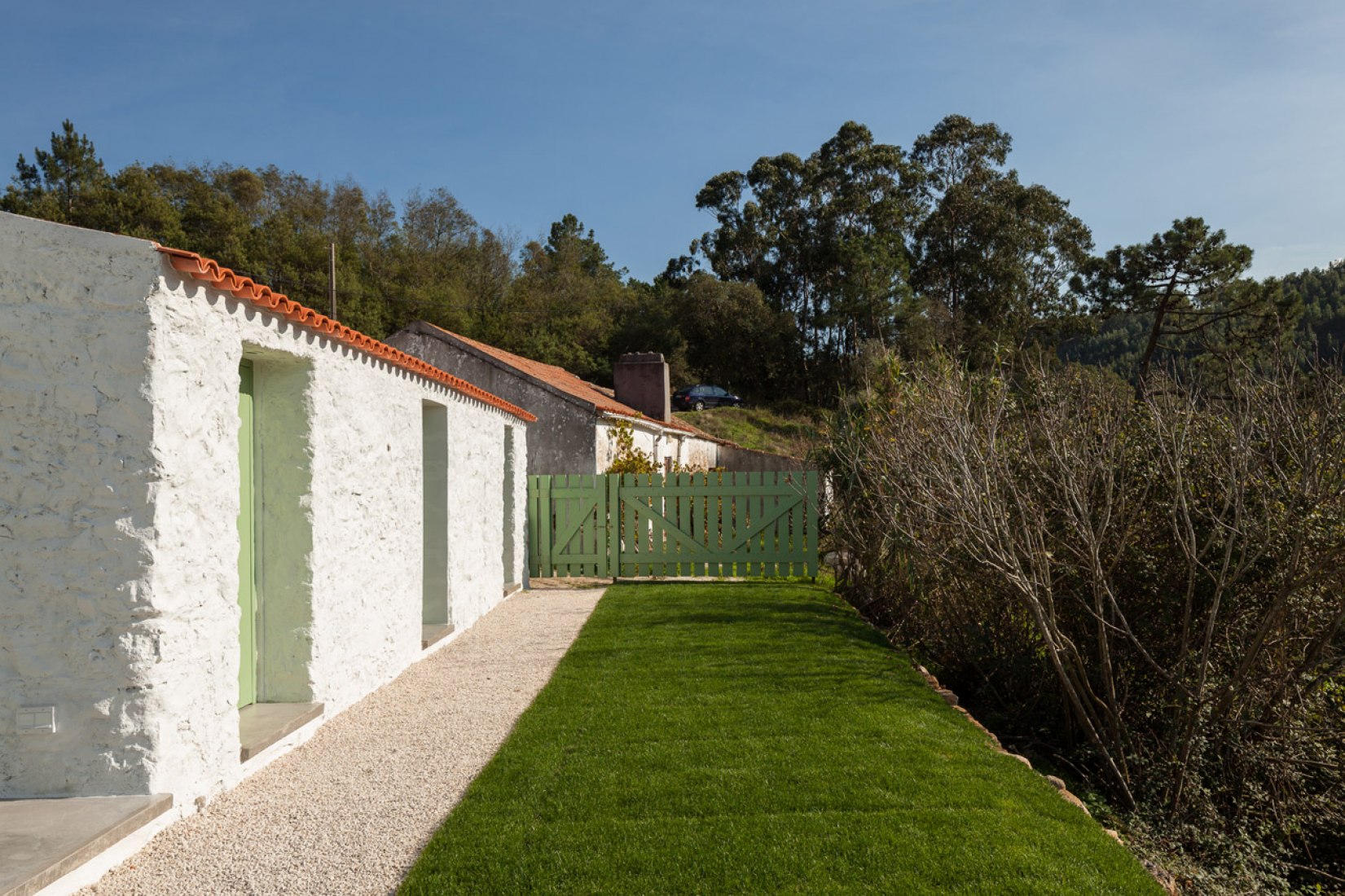 Vista de la Casa Chanca diseñada por Manuel Cachão Tojal. Fotografía © Francisco Nogueira.