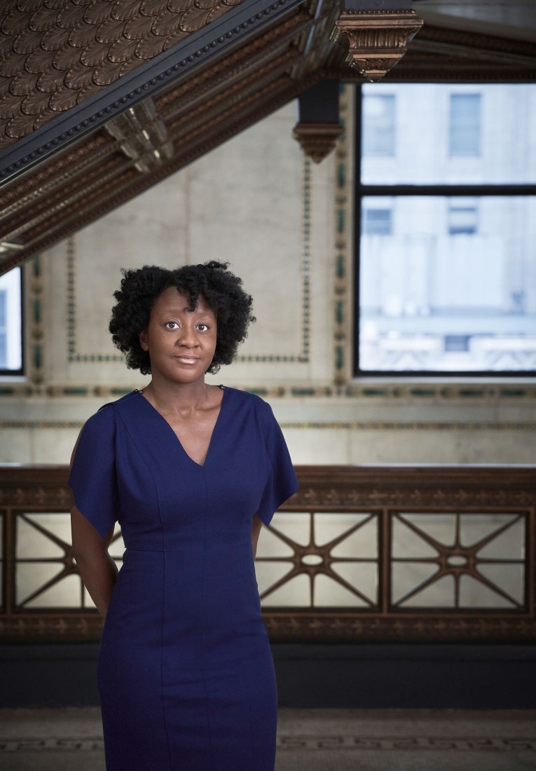 Yesomi Umolu has been named the artistic director of the 2019 Chicago Architecture Biennial. Photograph by Andrew Bruah / Chicago Architecture Biennial