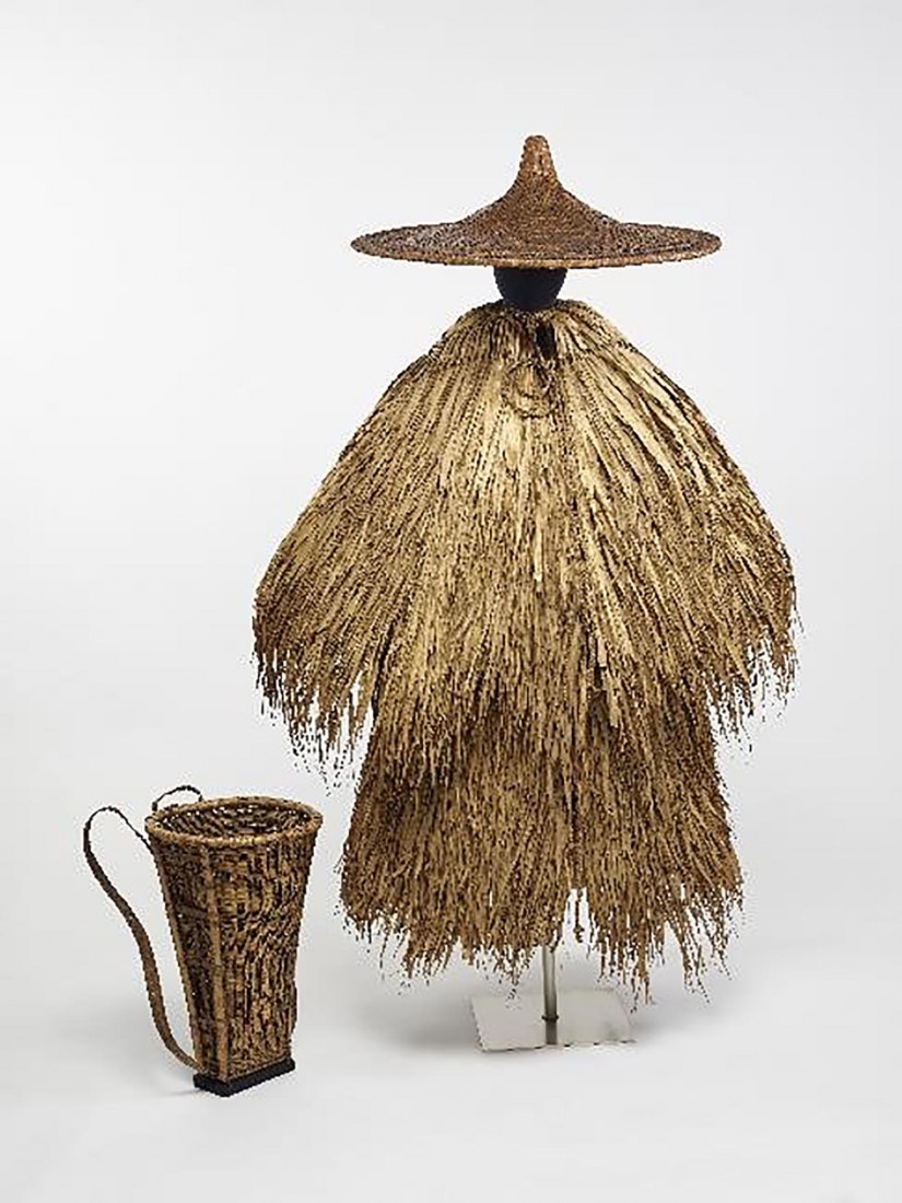 Impermeables para un trabajador, 1800-1860, sur de China. Imagen cortesía de Trustees of the British Museum 2023.