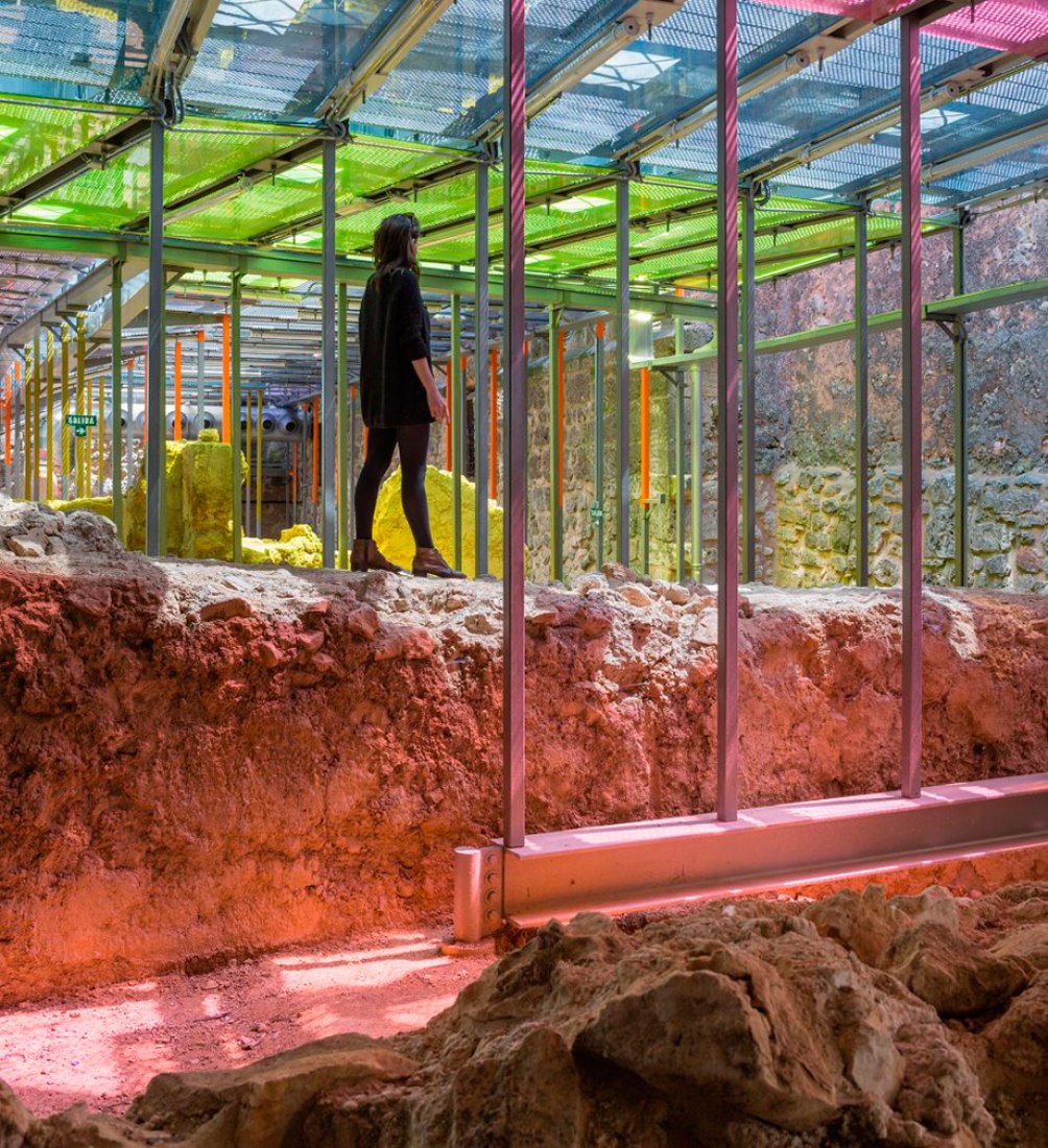 Inside view of the refurbishment of Castillo Garcimuñoz by Izaskun Chinchilla. Photograph © Miguel de Guzmán y Rocío Romero. Image courtesy of Imagen Subliminal.