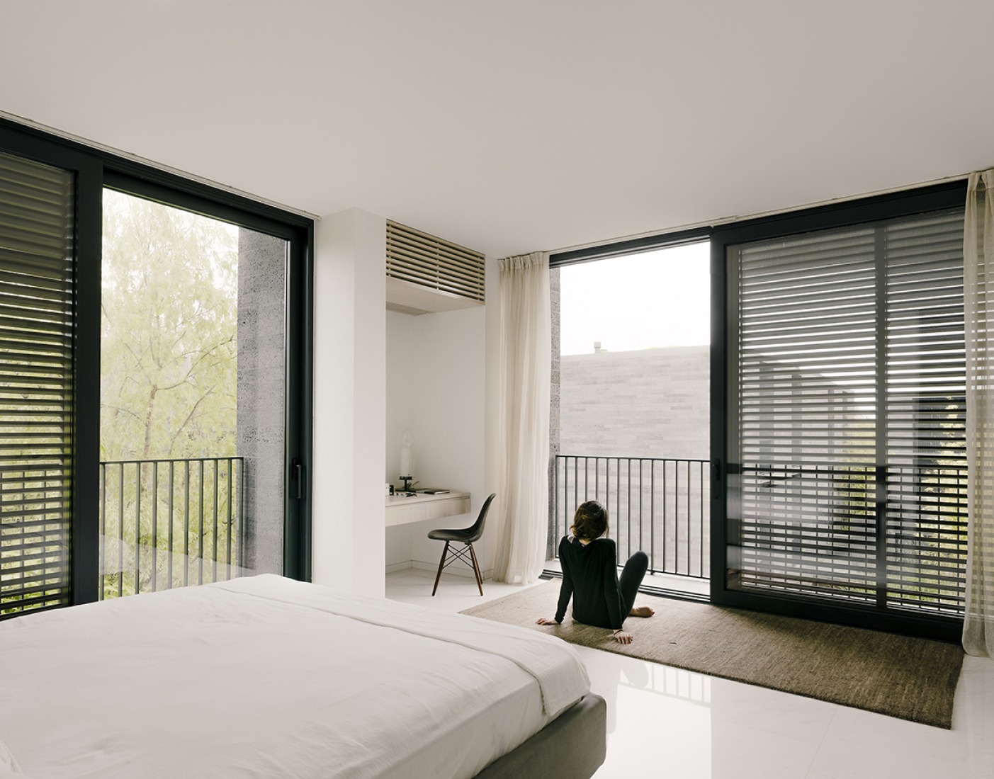 Interior. Xixi Wetland Estate por David Chipperfield Architects. Fotografía © Simon Menges.
