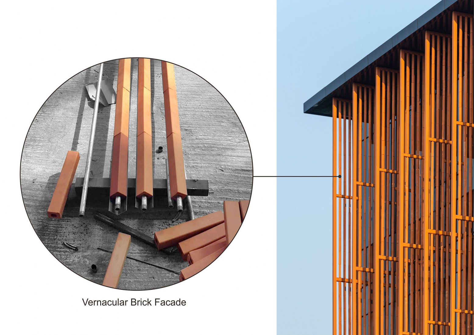 Detalle. Ligado a la cultura local. Choice Headquarters. Proyectado por Plan Associates Co.,Ltd.