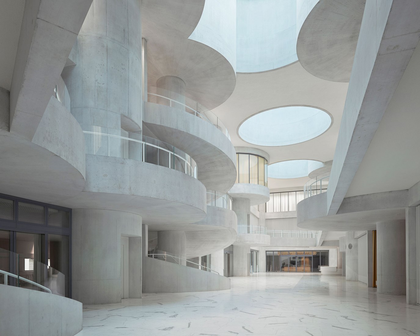 La Casa del Chocolate Lindt por Christ & Gantenbein. Fotografía por Walter Mair